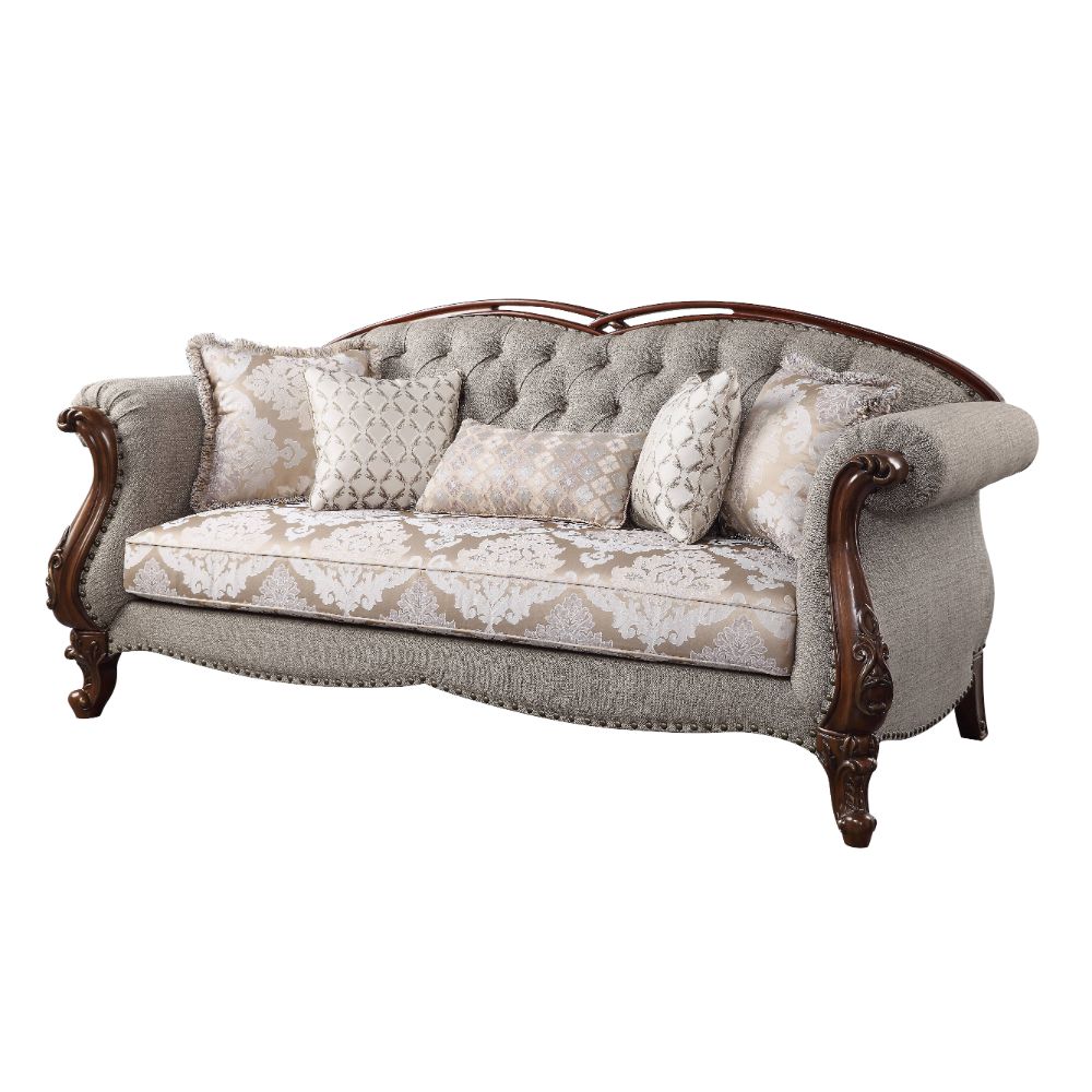 Acme Miyeon Sofa with 5 Pillows Model 55365