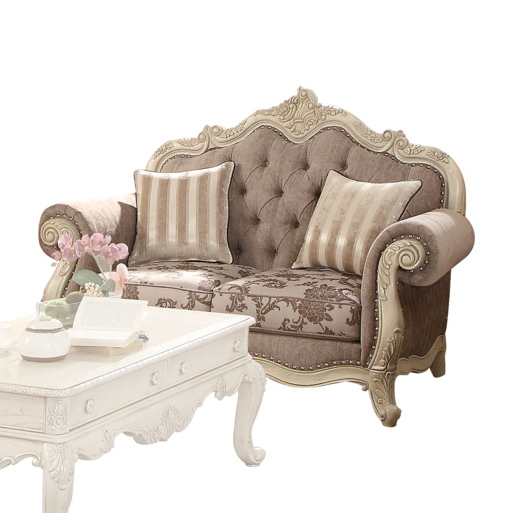 Acme Ragenardus Loveseat with 2 Pillows Model 56021