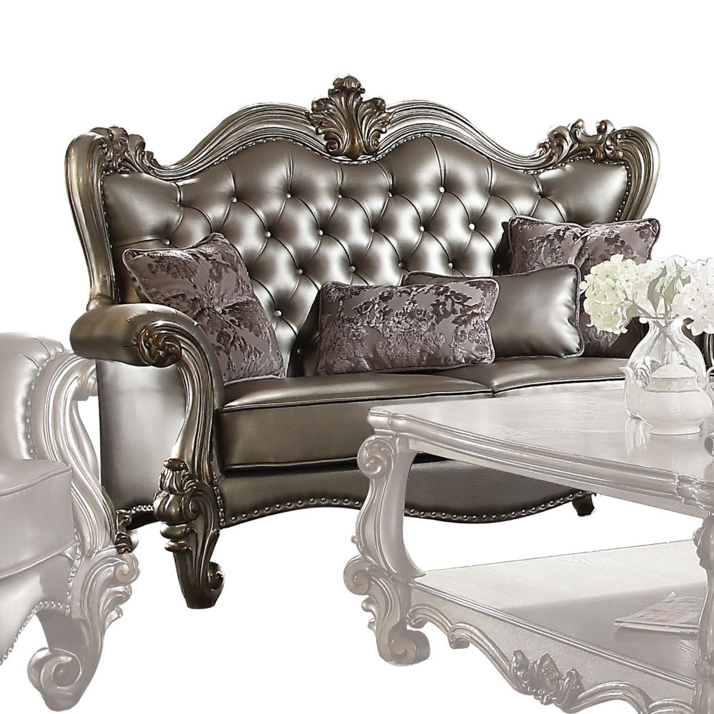 Acme Versailles Loveseat with 4 Pillows Model 56821