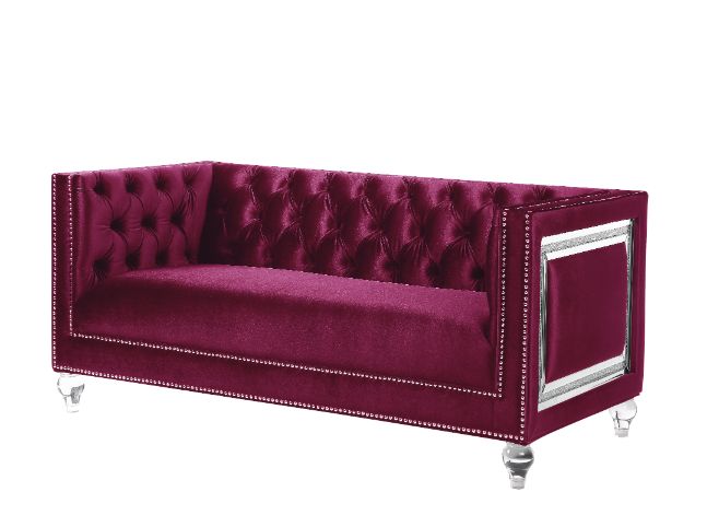 Acme Heibero Loveseat with 2 Pillows (Same Lv01401) Model 56896