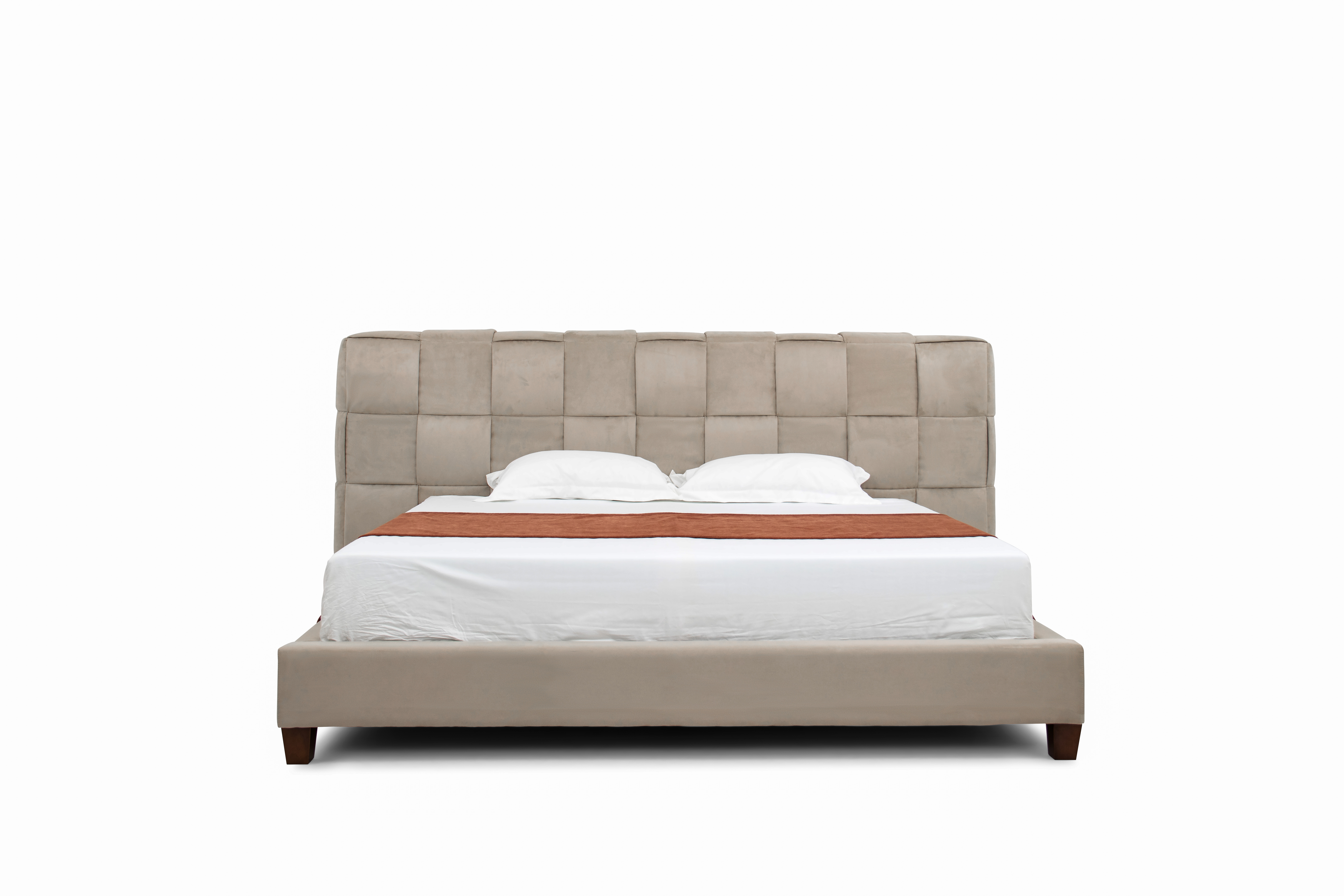 LA Furniture Queen McKamey Modern Beige Fabric Bed VGEVVG728-VIENNA-039-Q Contemporary Style by Vig Furnitrue Number 81561 Catch Home Goods