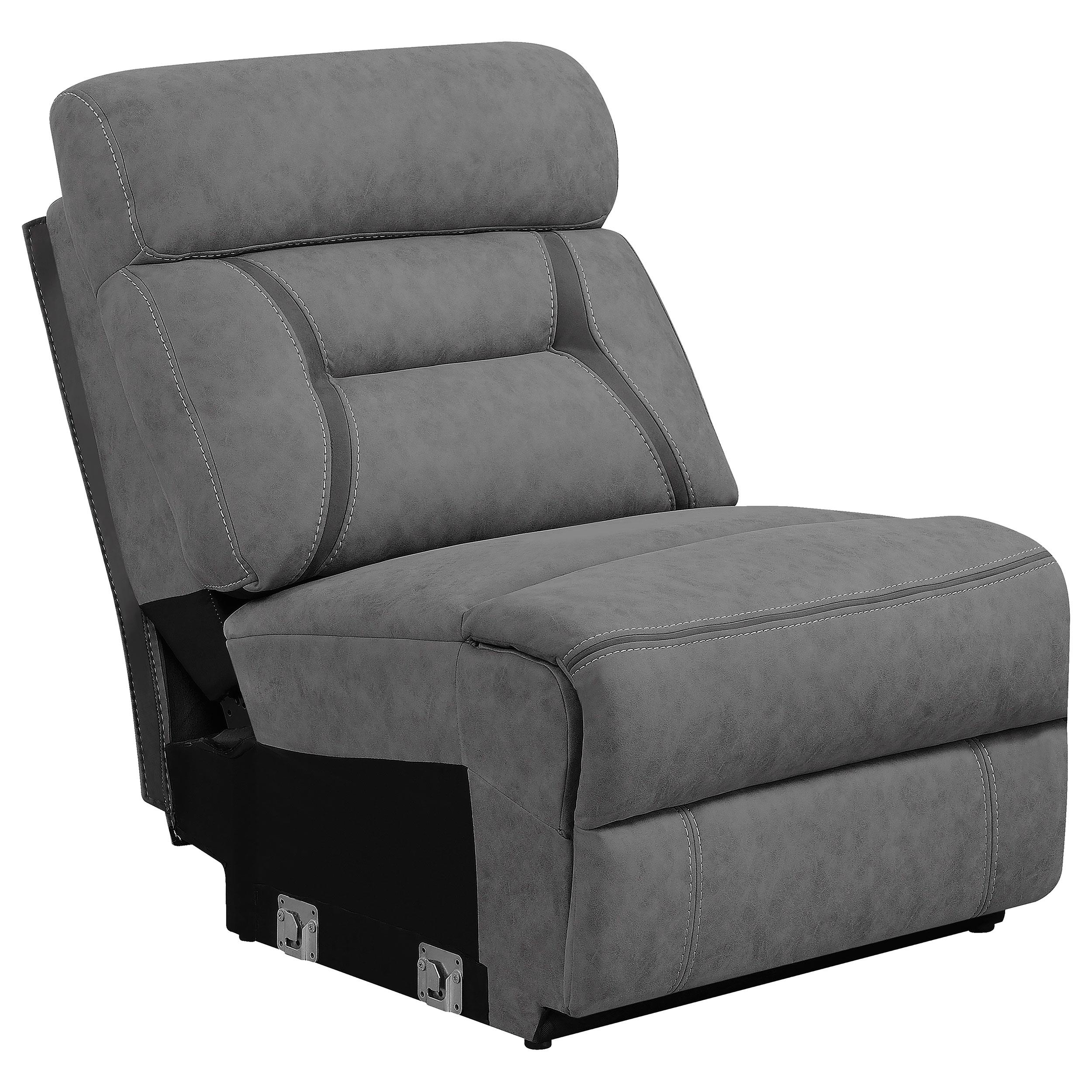 Coaster Higgins Transitional Armless Chair Model 600370Ac