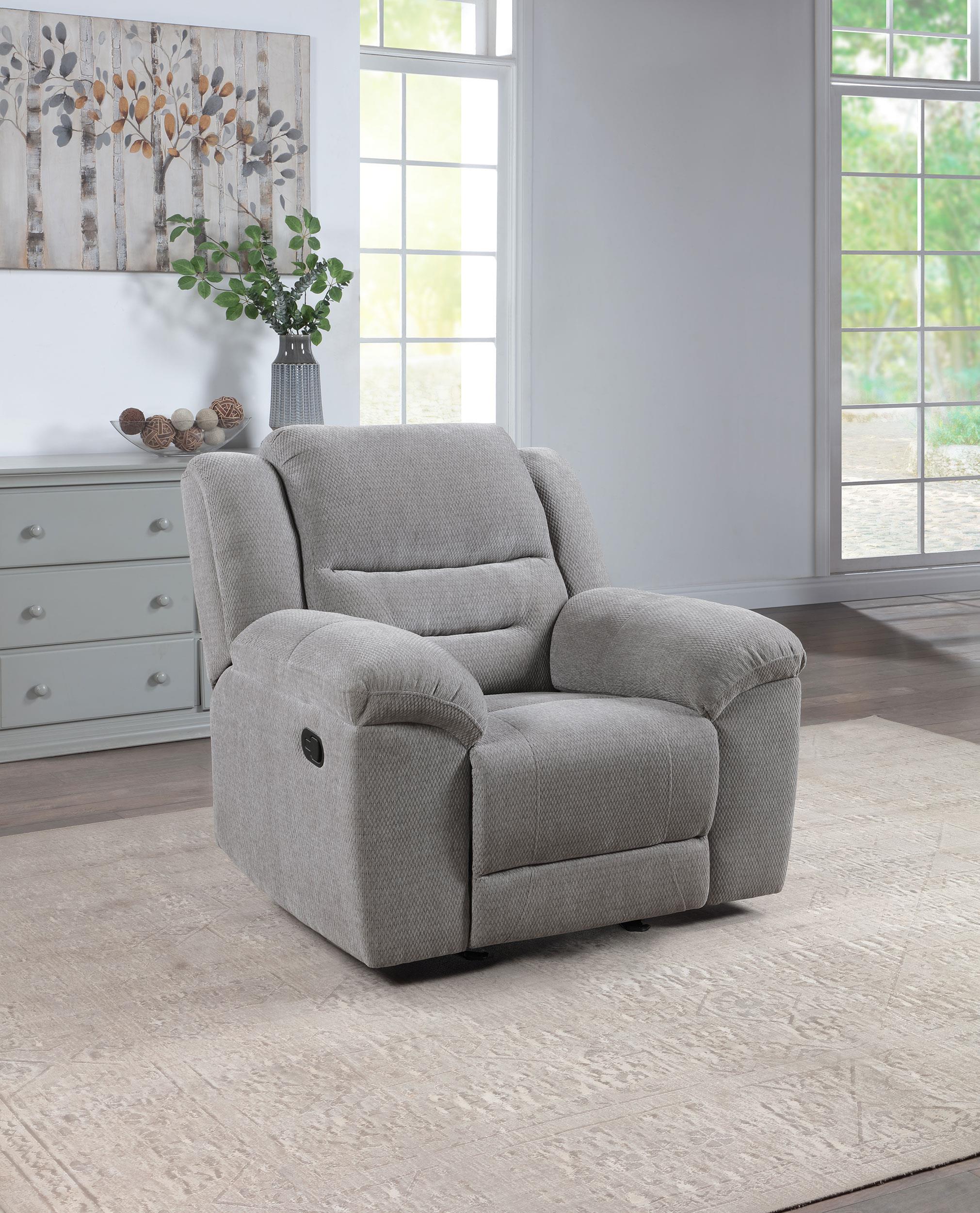Coaster Gilson Transitional Glider Recliner Model 602553