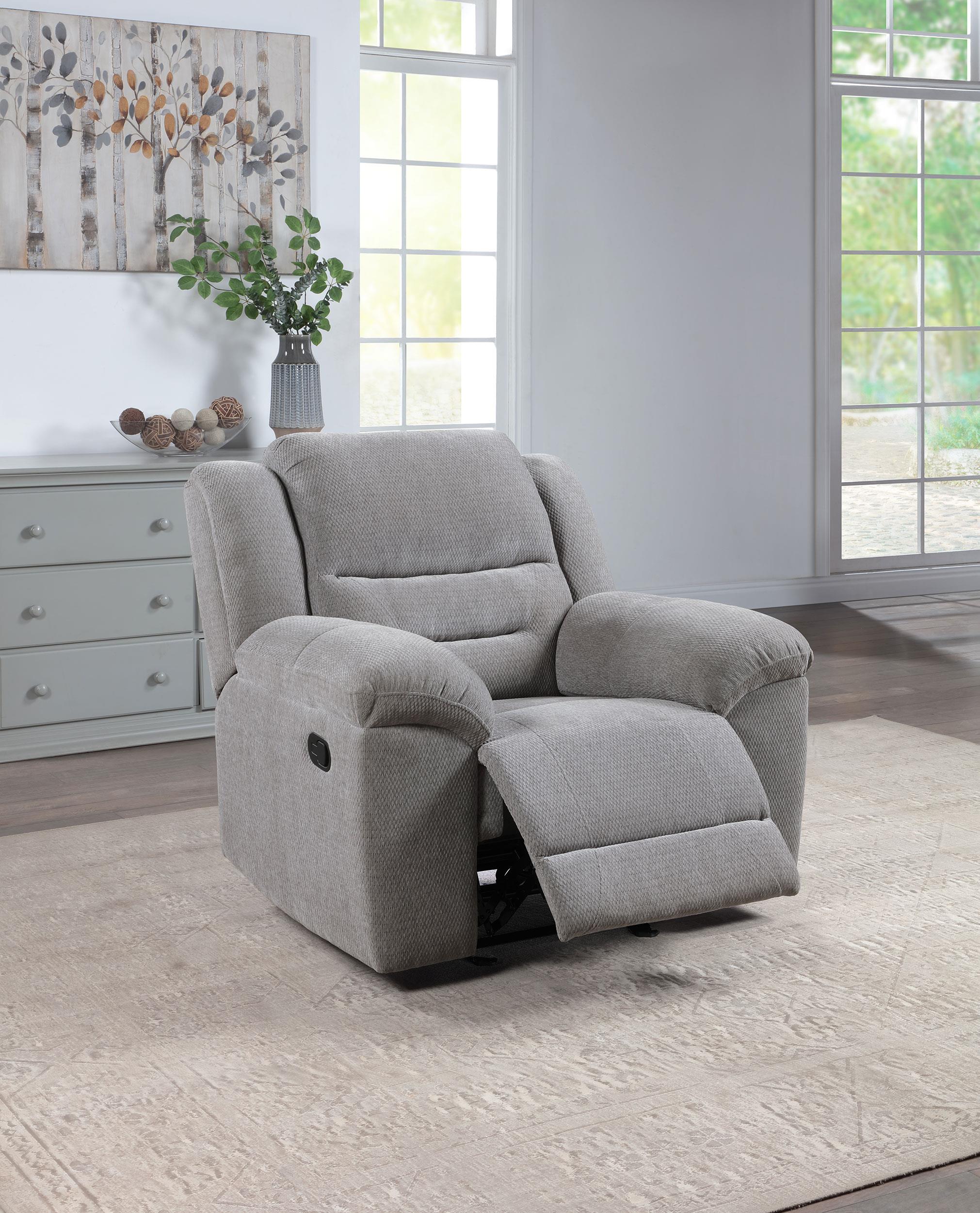 Coaster Gilson Transitional Glider Recliner Model 602553