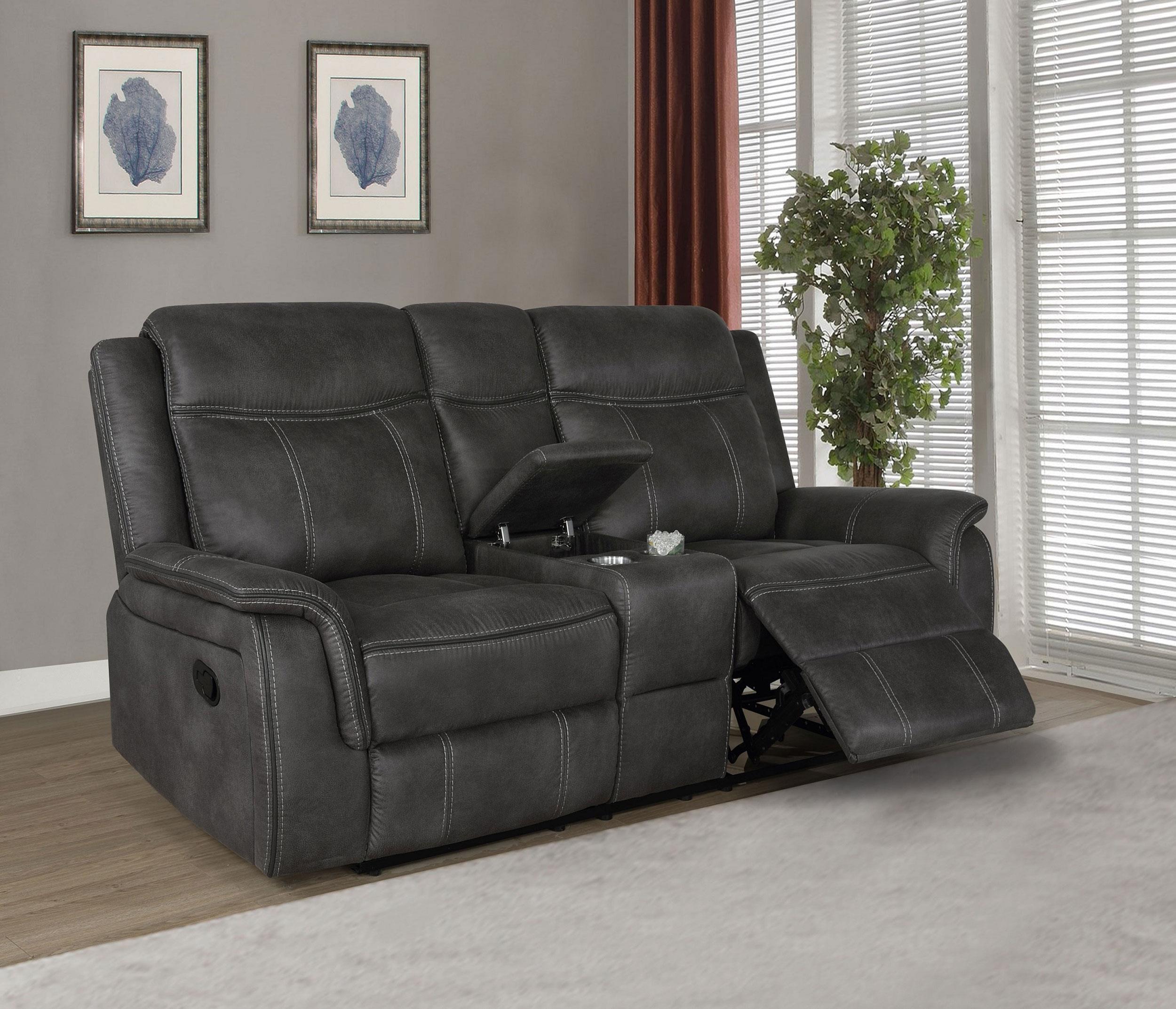 Coaster Lawrence Transitional Motion Loveseat Model 603505
