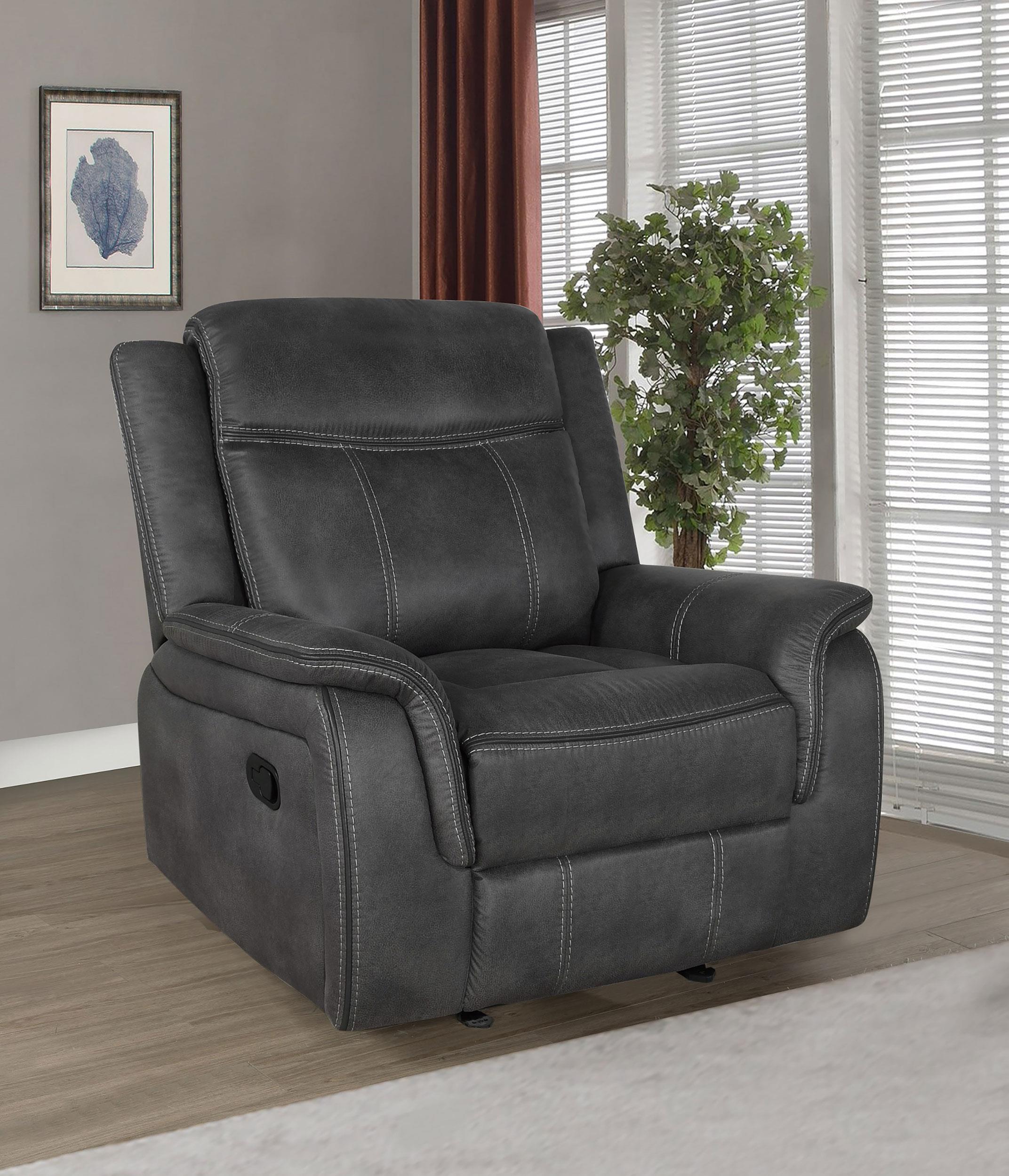 Coaster Lawrence Transitional Glider Recliner Model 603506