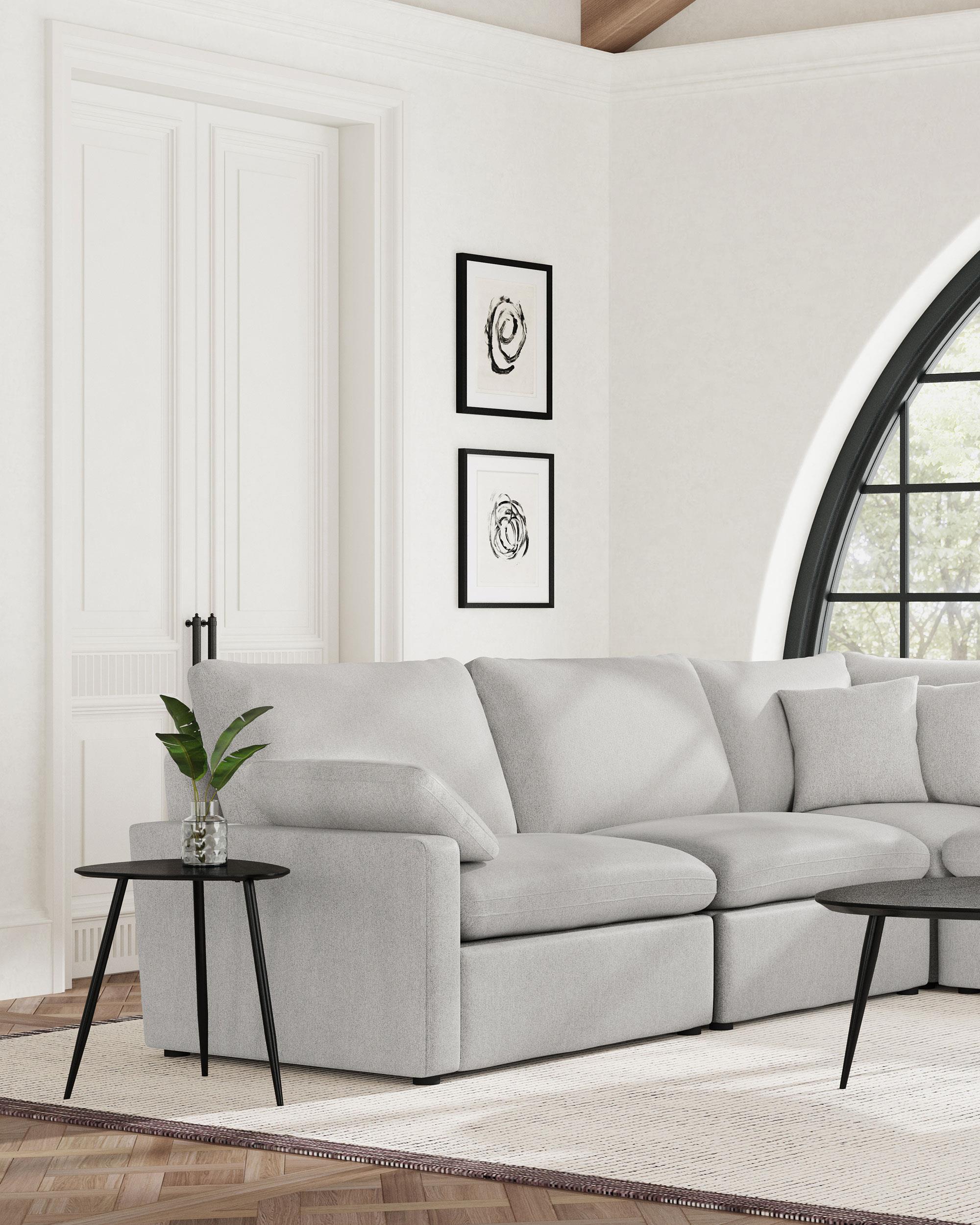 Coaster Collins Transitional Armless Chair Model 609560Ac