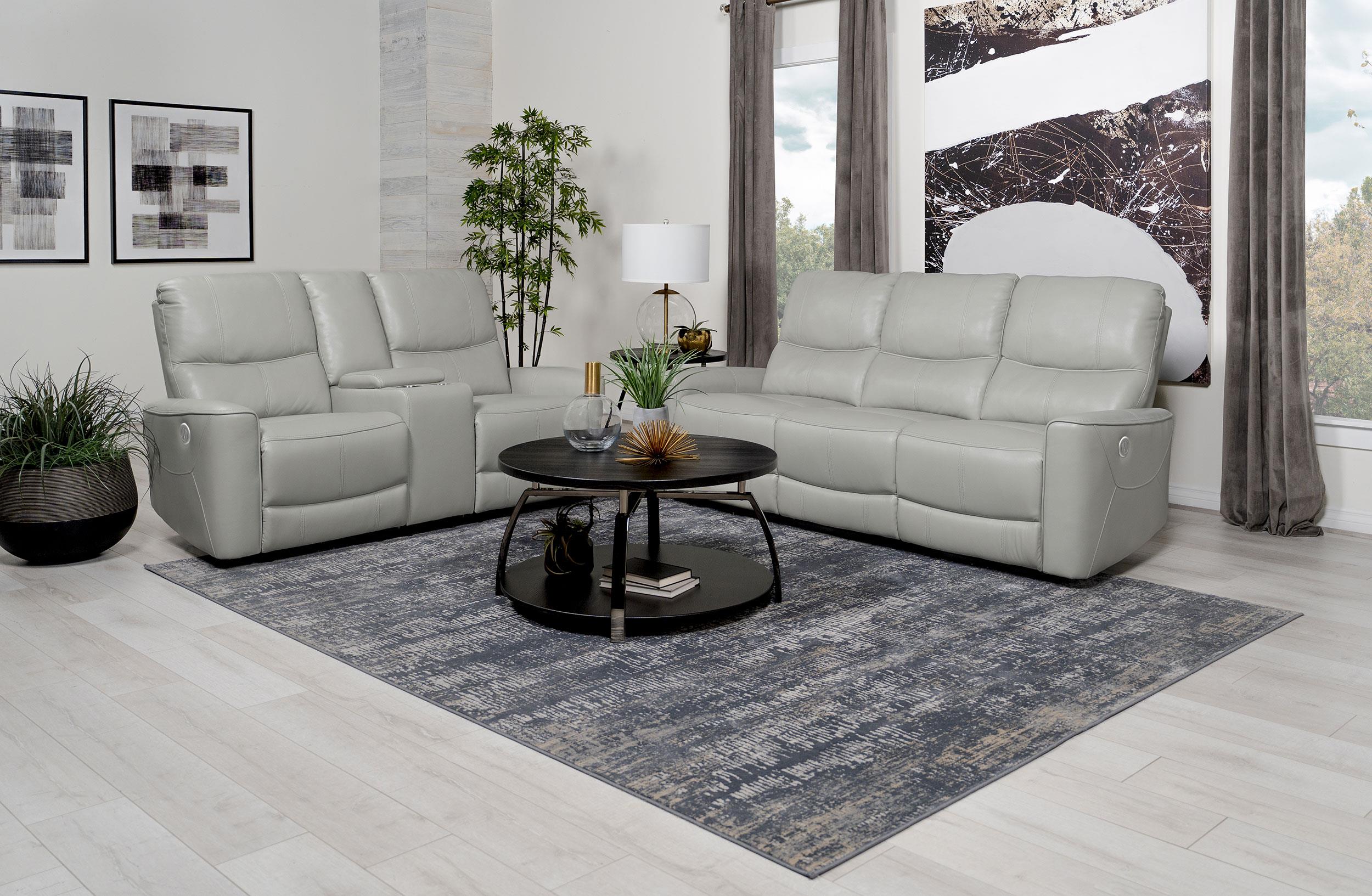 Coaster Greenfield Contemporary Power Reclining Sofa Model 610261P-S2