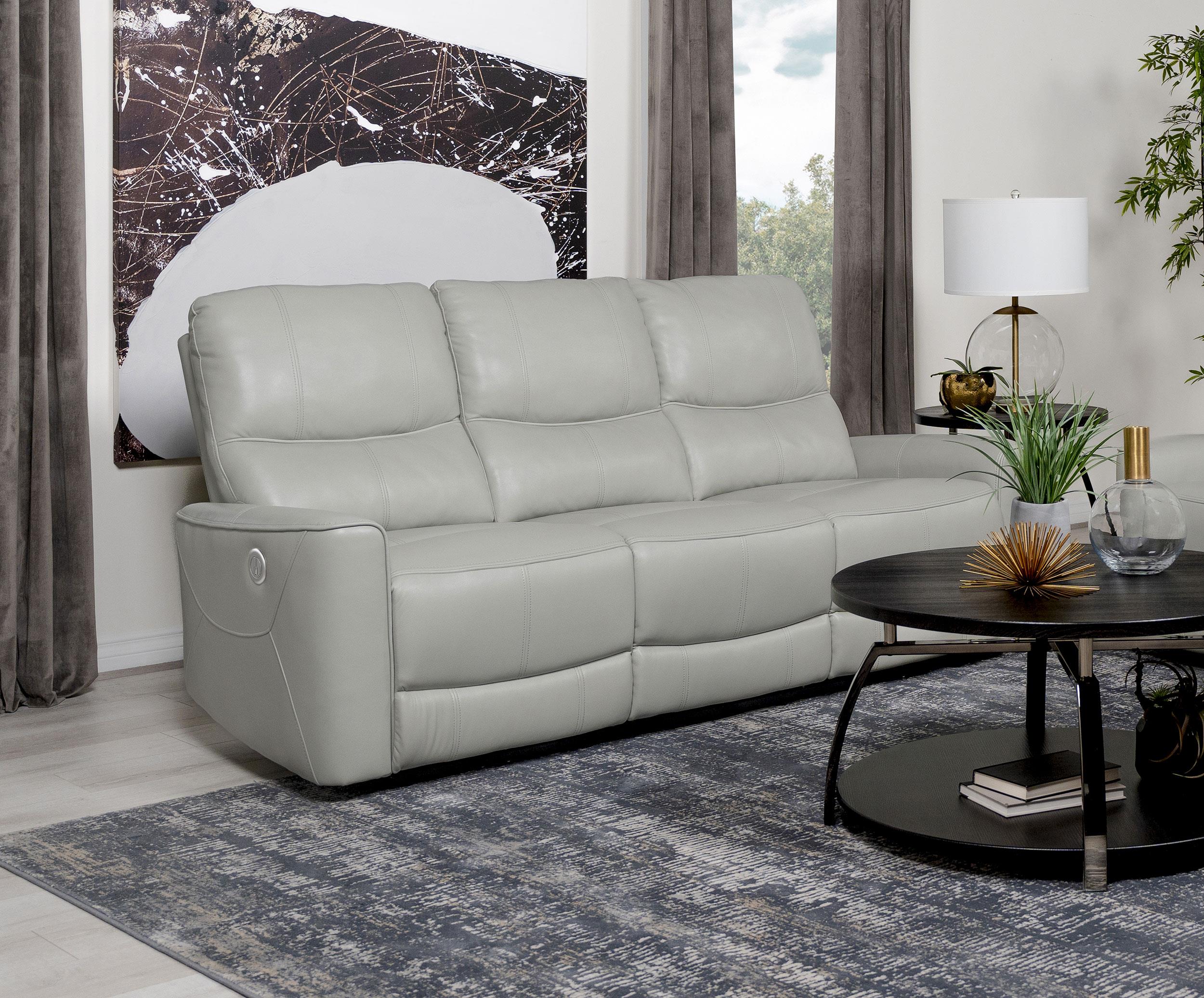 Coaster Greenfield Contemporary Power Reclining Sofa Model 610261P