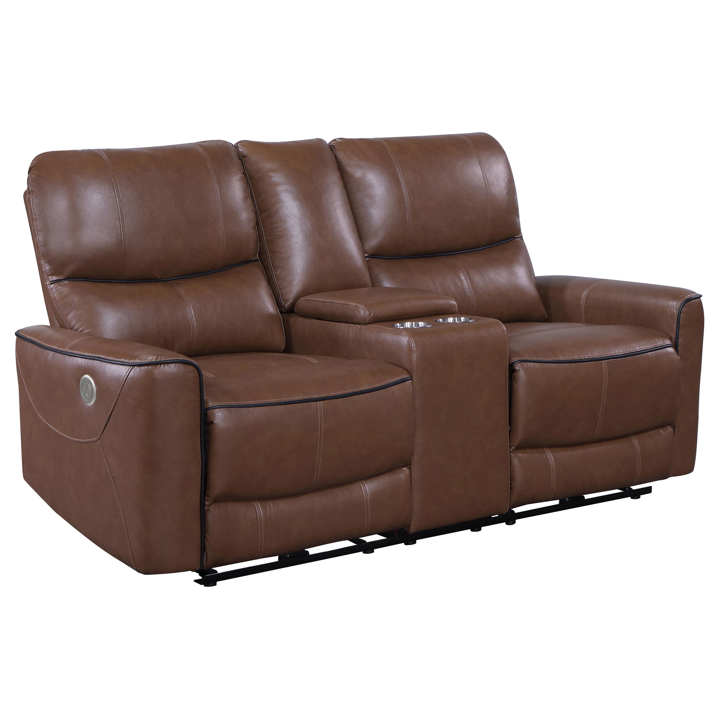 Coaster Greenfield Contemporary Power Reclining Loveseat Model 610265P