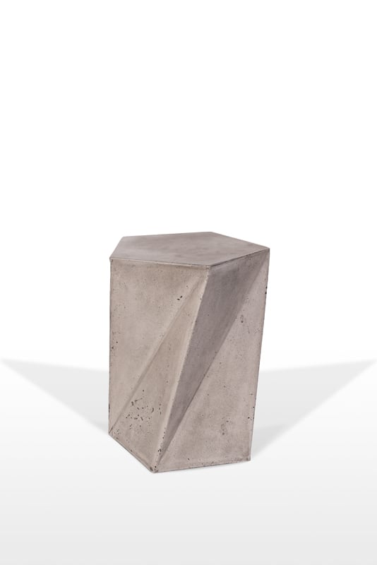 LA Furniture Fawn Modern Concrete Stool VGGR623736 Contemporary Style by Vig Furnitrue Number 75309 Catch Home Goods