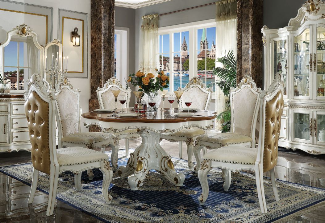 Acme Picardy Dining Table Model 63470