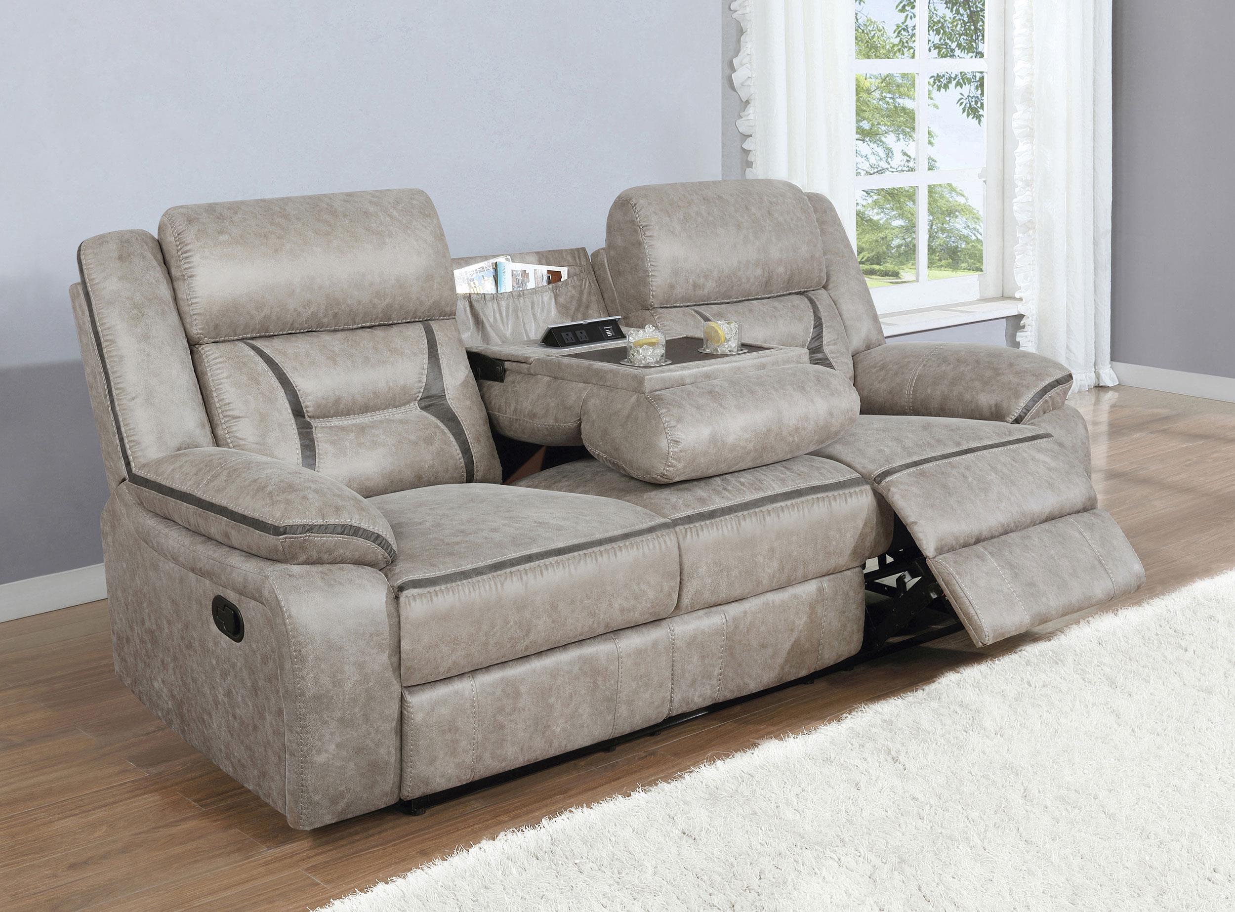 Coaster Greer Transitional Motion Sofa Model 651351