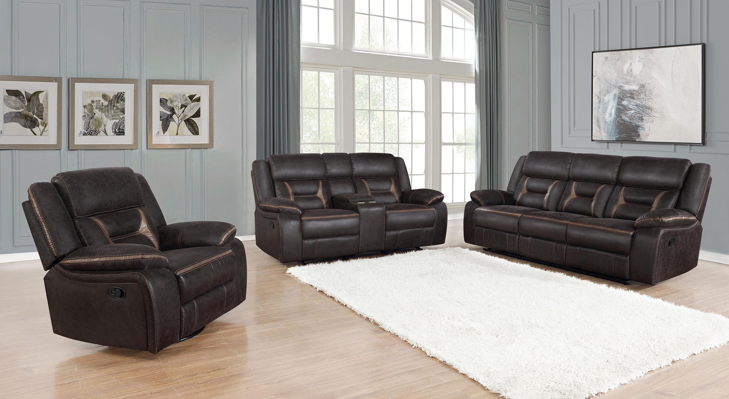 Coaster Greer Transitional Motion Sofa Model 651354-S3