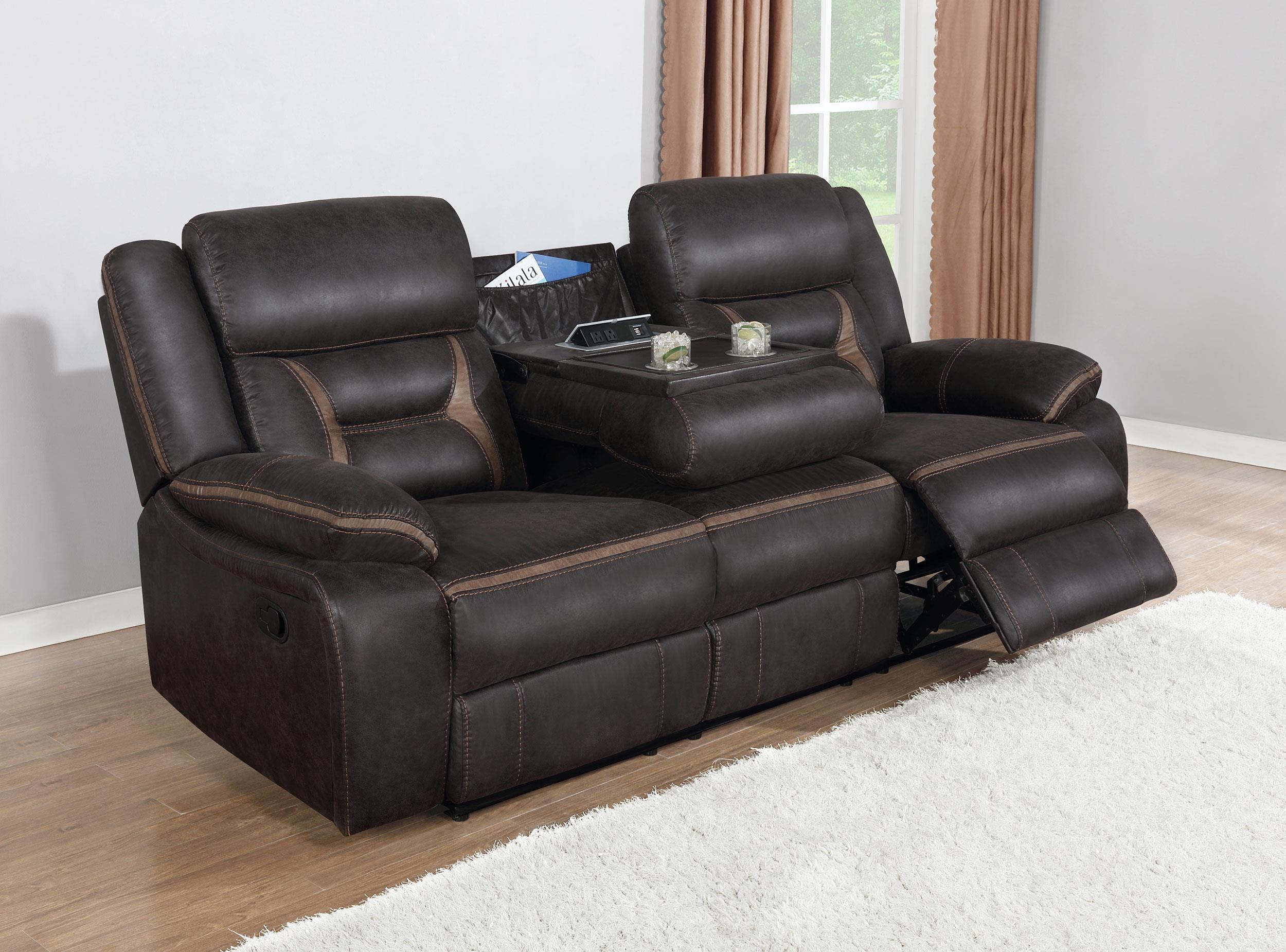 Coaster Greer Transitional Motion Sofa Model 651354