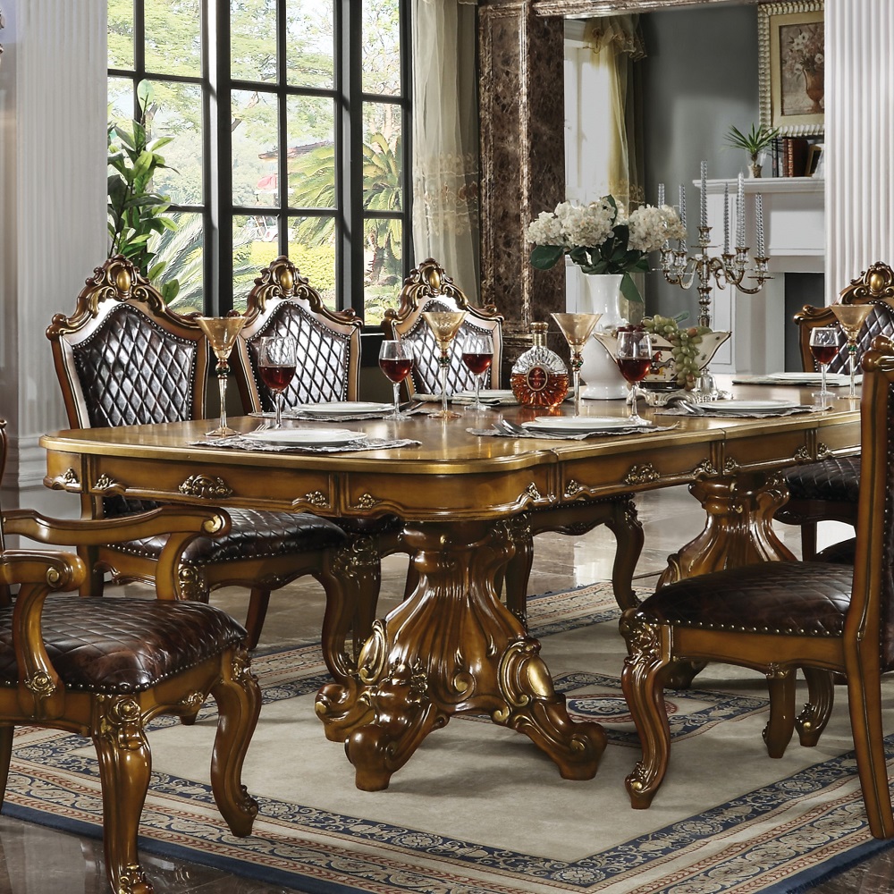 Acme Picardy Dining Table Model 68220