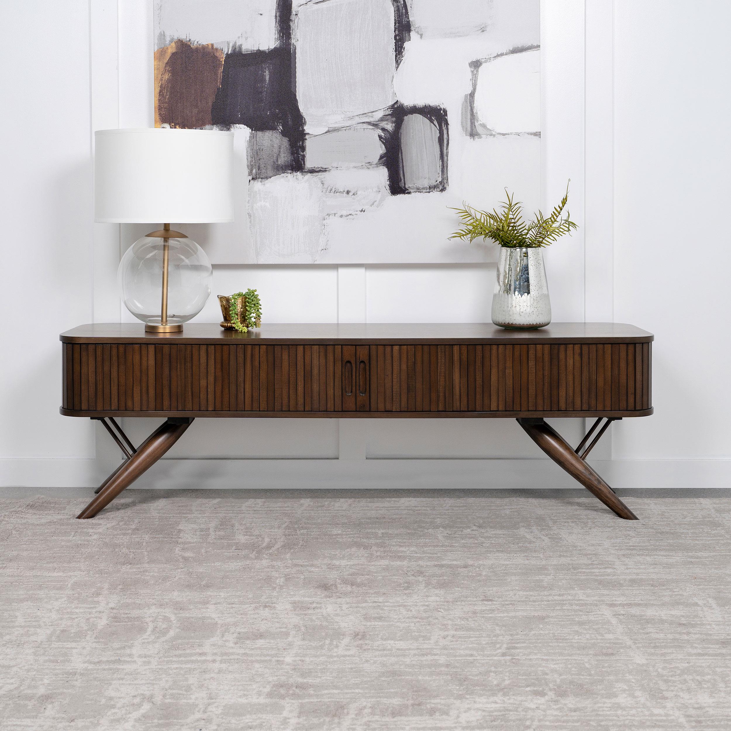 Coaster Valna Mid-Century Modern 71" Tv Stand Model 701713
