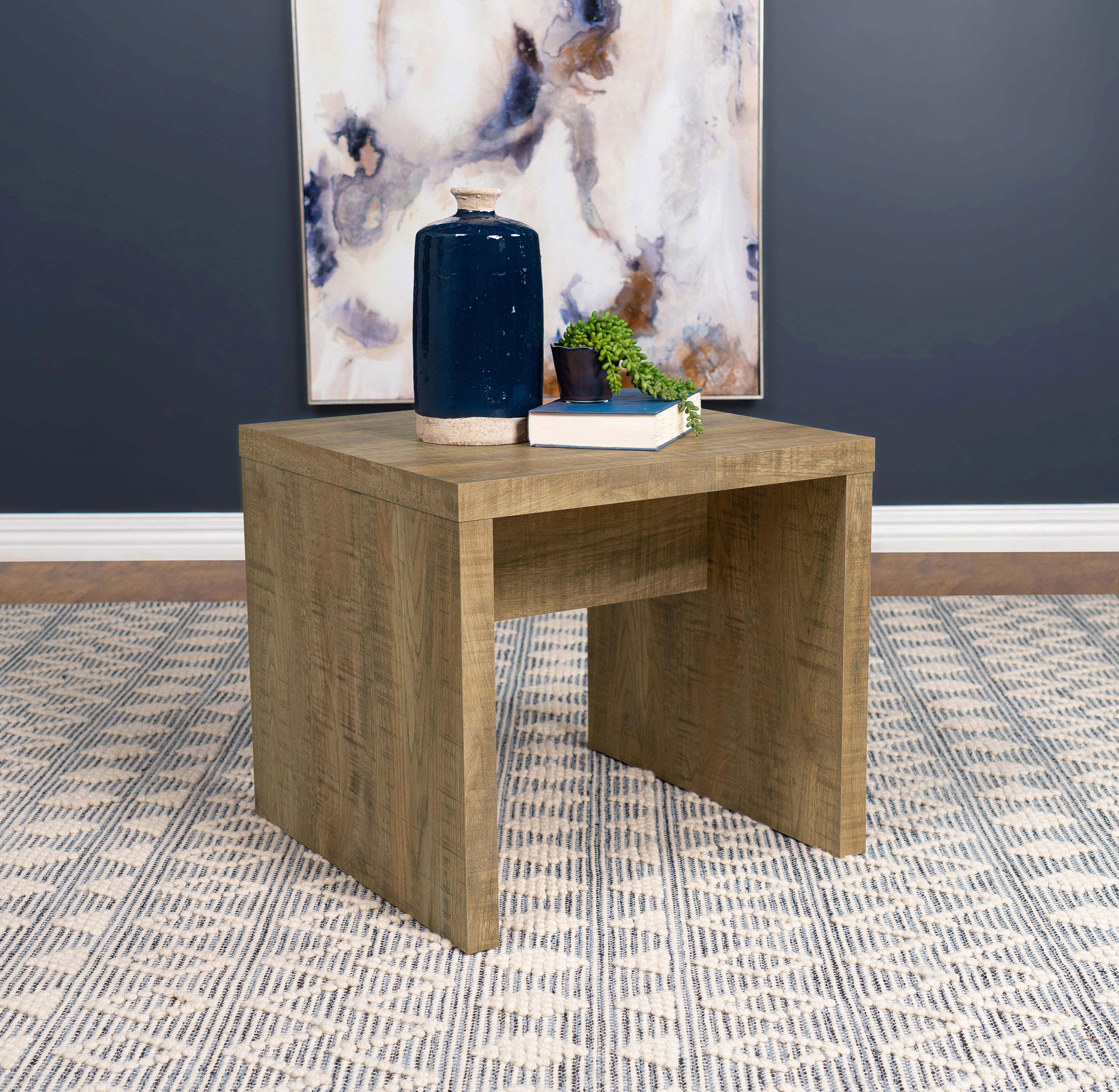 Coaster Lynette Rustic Mango End Table Model 704127
