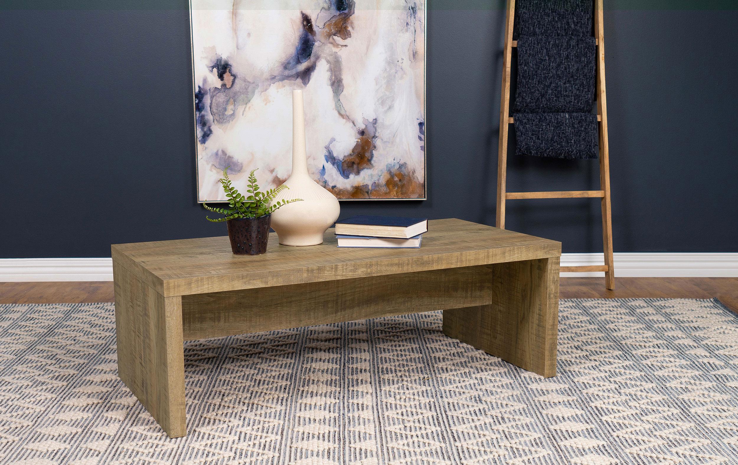 Coaster Lynette Rustic Mango Coffee Table Model 704128