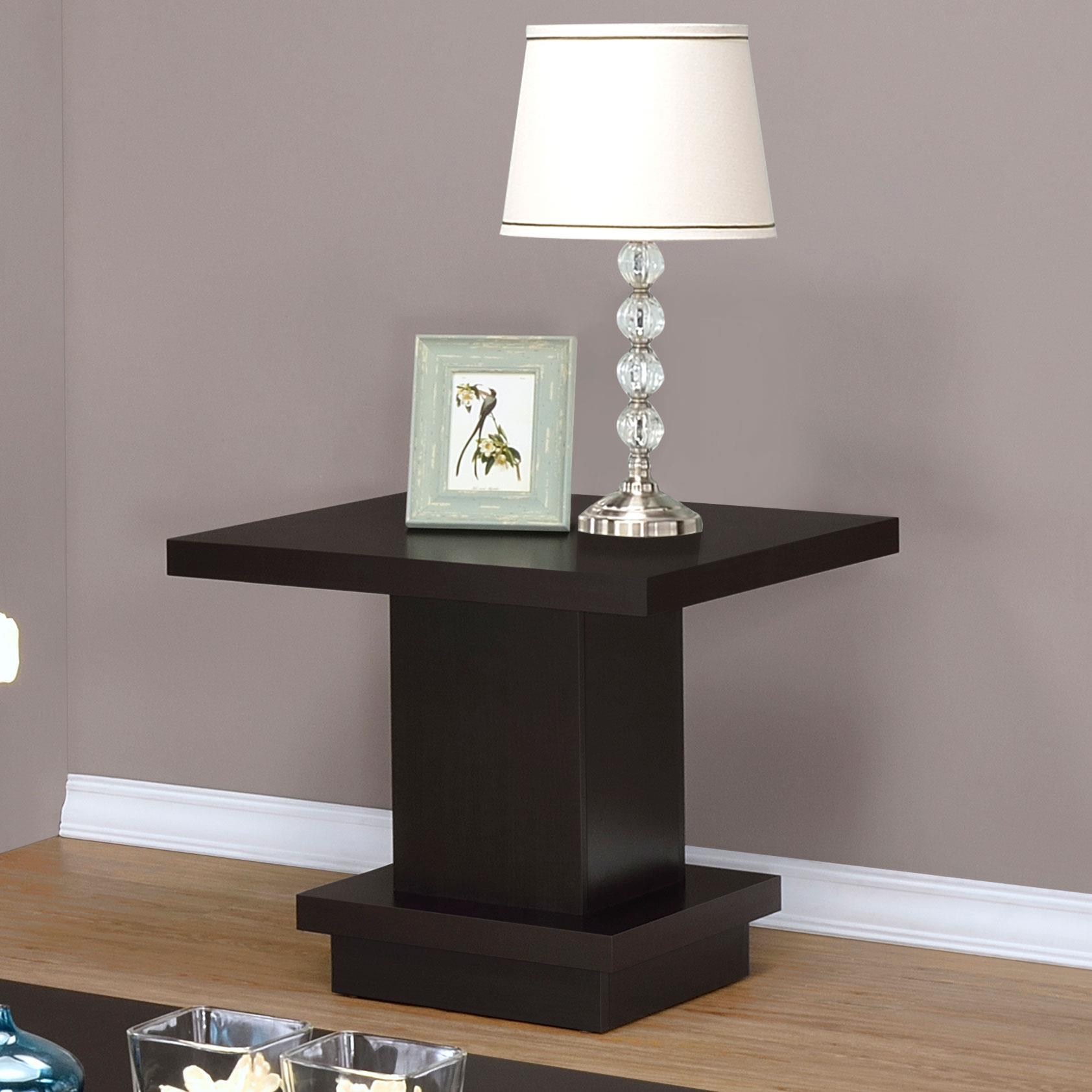 Coaster Reston Contemporary Cappuccino End Table Model 705167