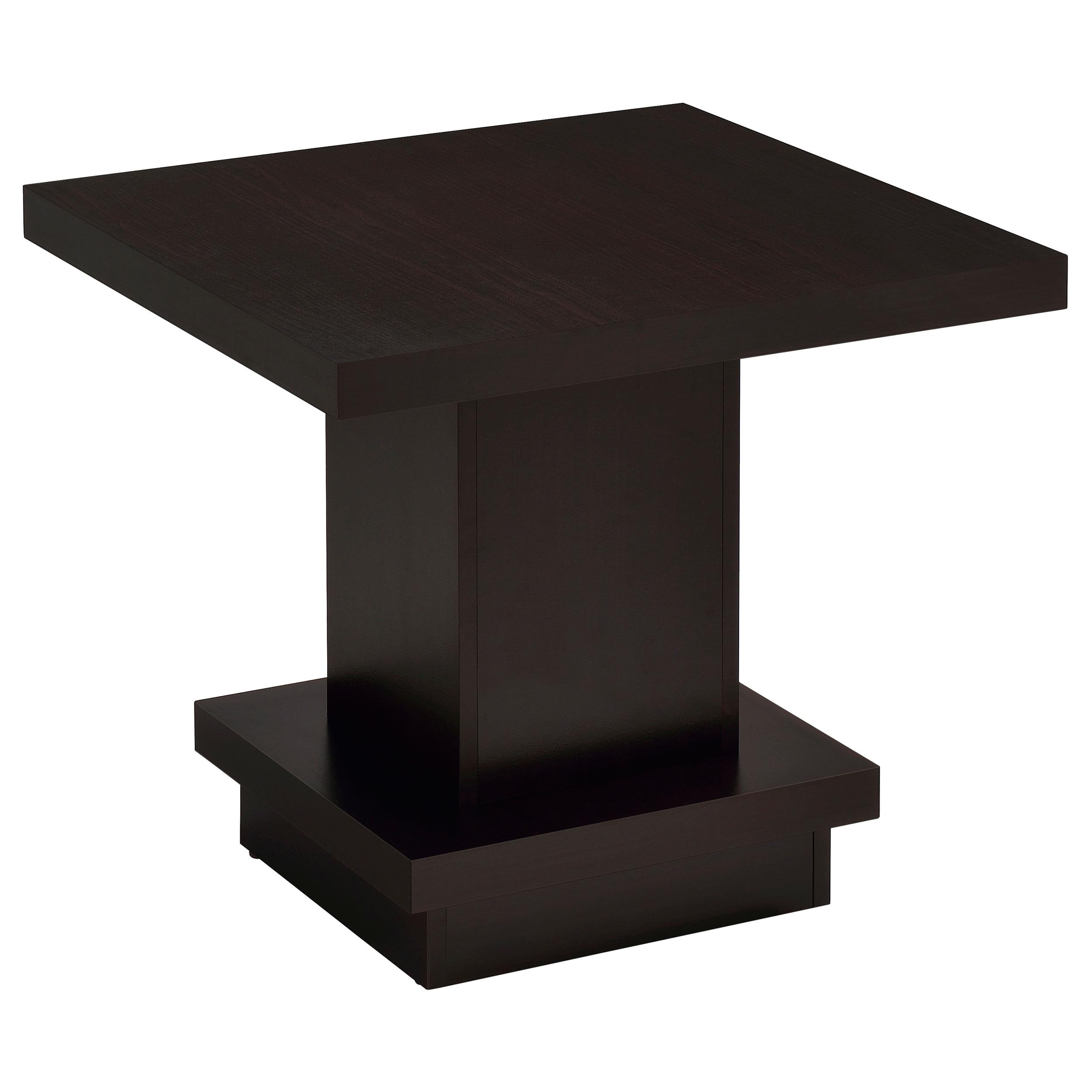 Coaster Reston Contemporary Cappuccino End Table Model 705167