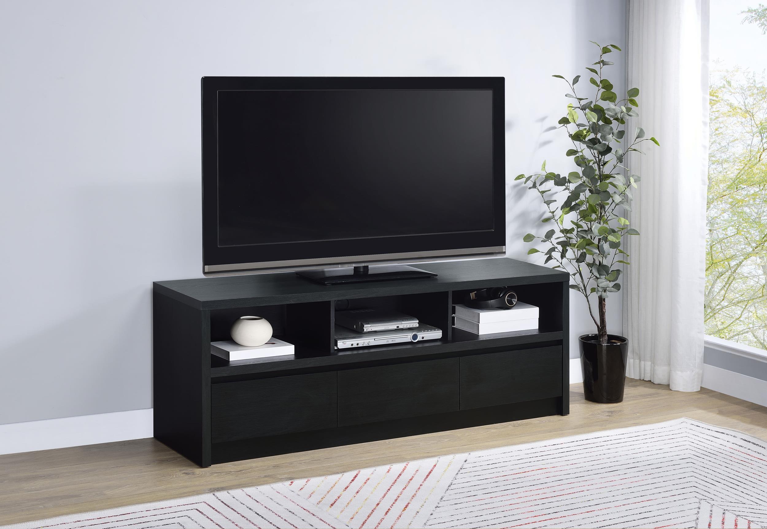 Coaster Rutland Contemporary Black 59" Tv Stand Model 705802