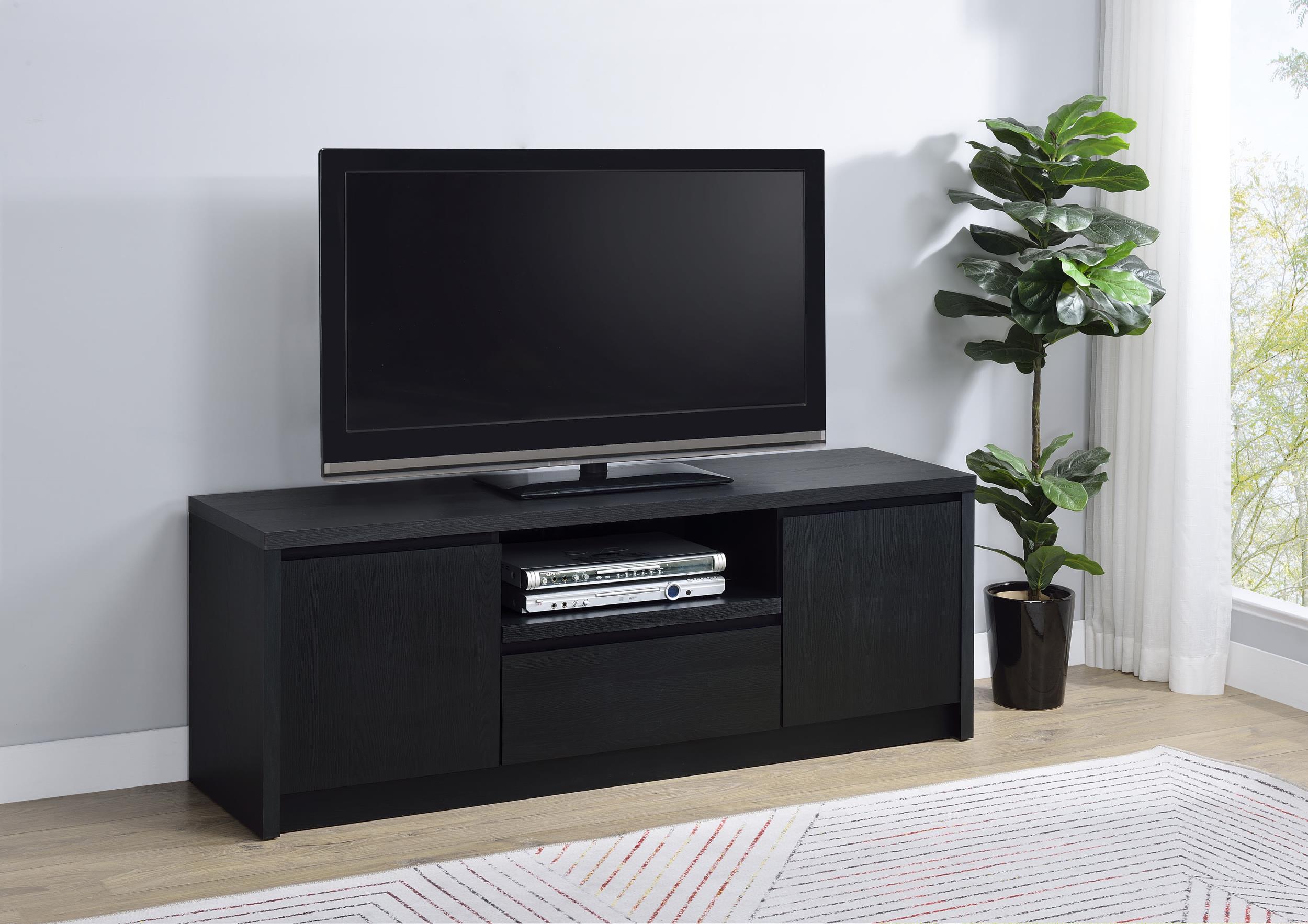 Coaster Winfield Contemporary Black 60" Tv Stand Model 706222