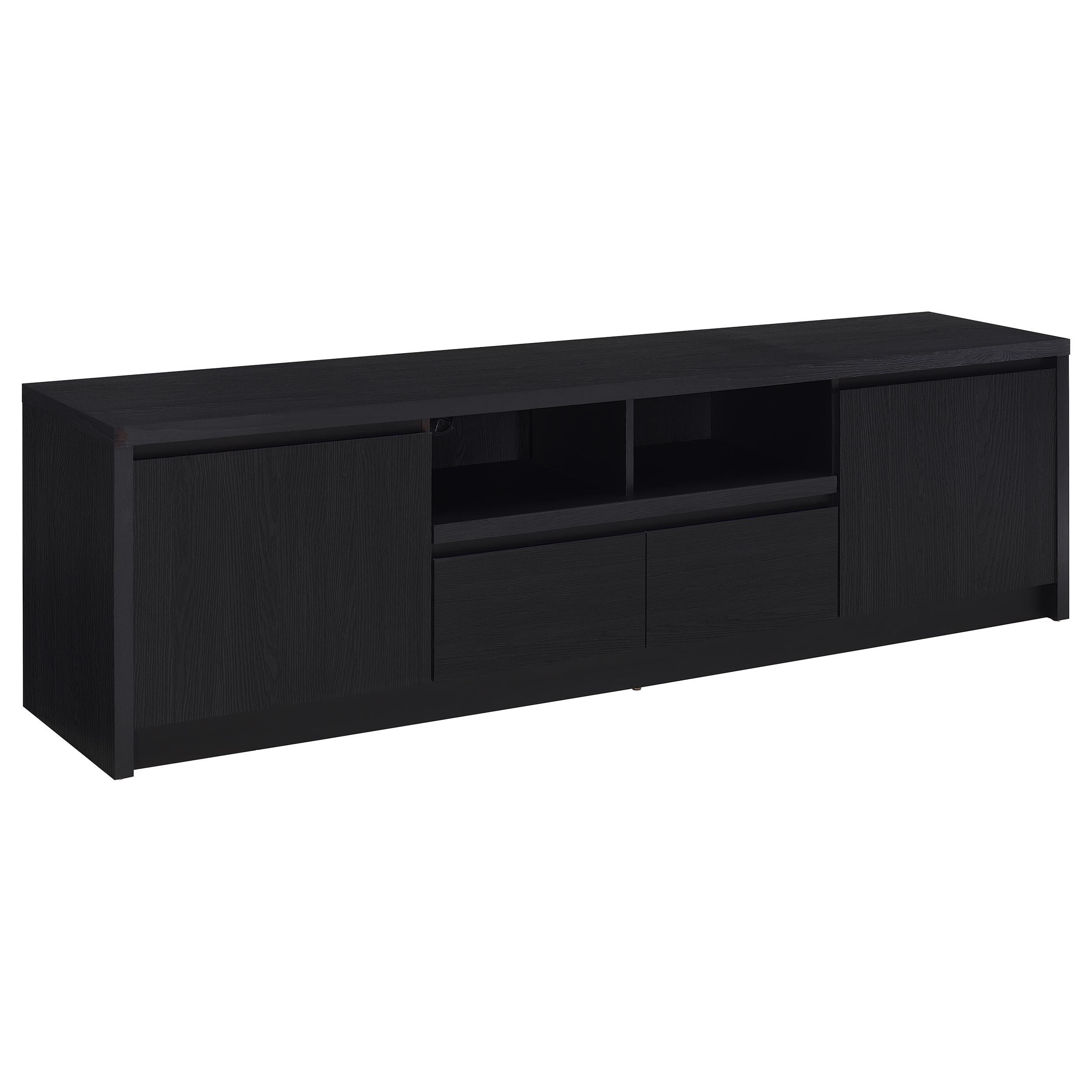 Coaster Winfield Contemporary Black 78" Tv Stand Model 706223