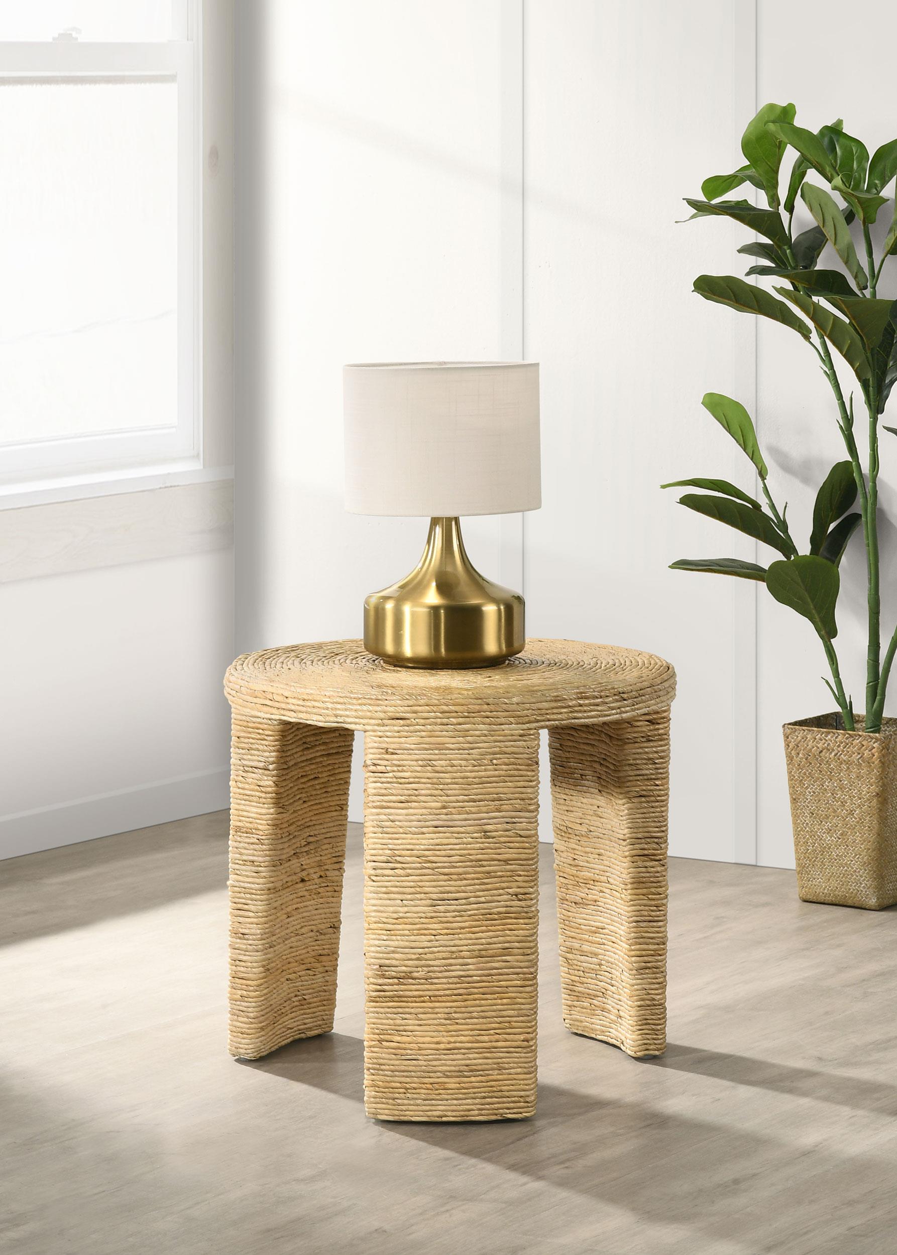 Coaster Artina Coastal Natural End Table Model 708507