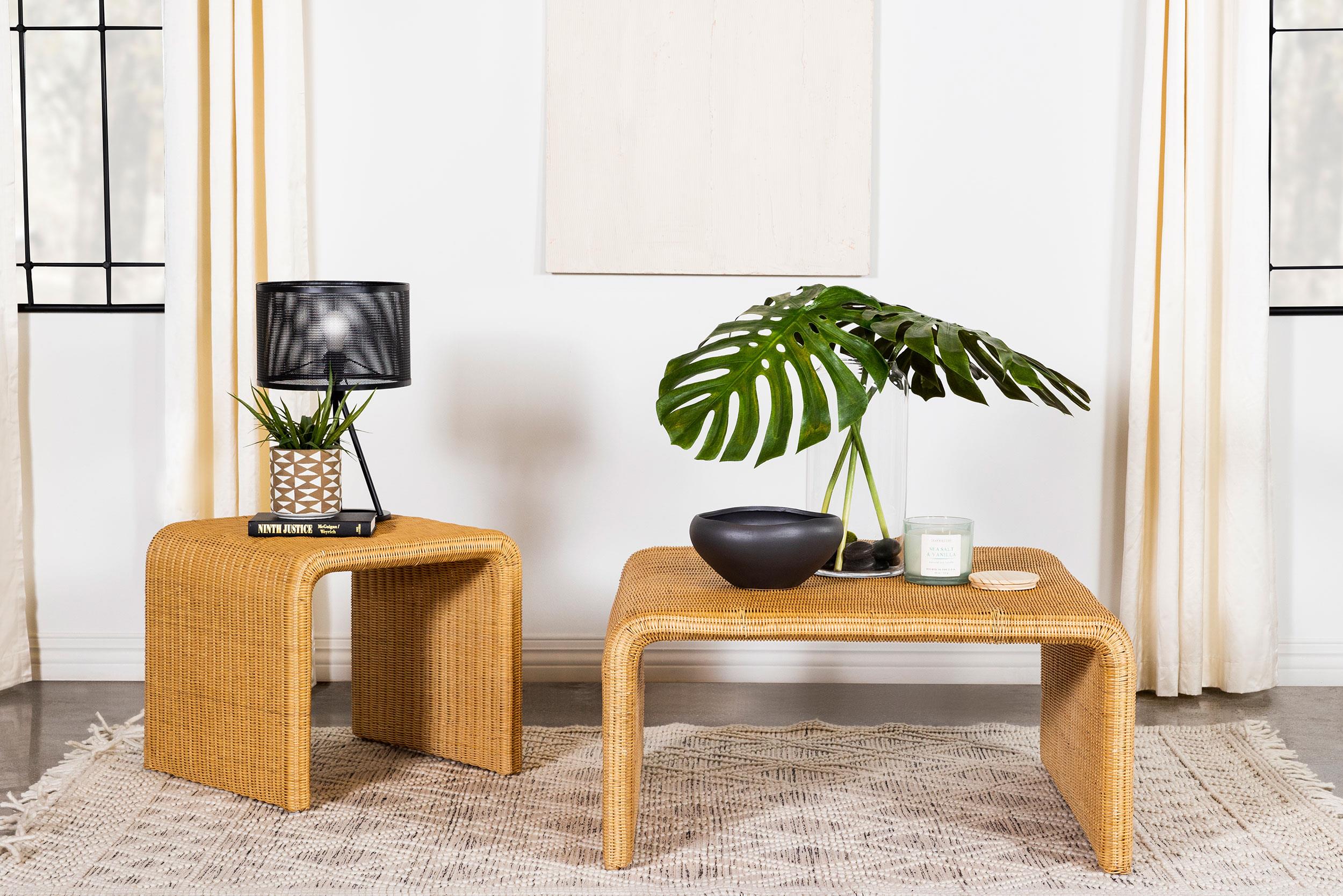 Coaster Cahya Coastal Natural Coffee Table Model 709818-S2