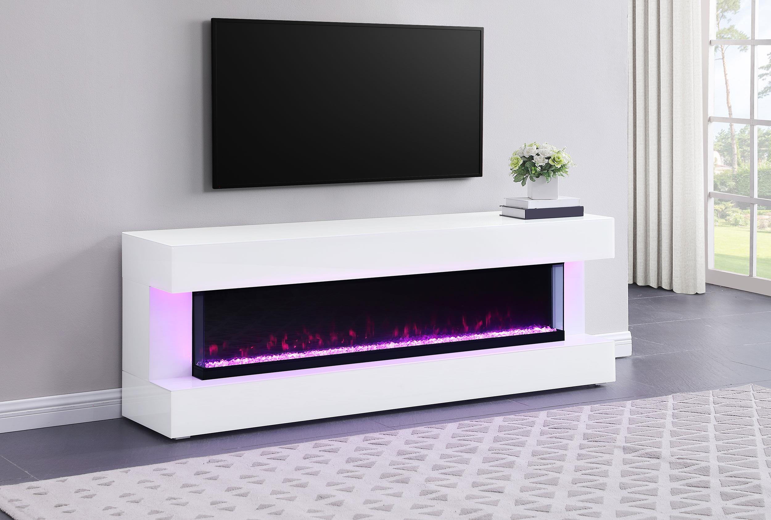 Coaster Vallerie Modern Classics White 71" Tv Stand Model 710023