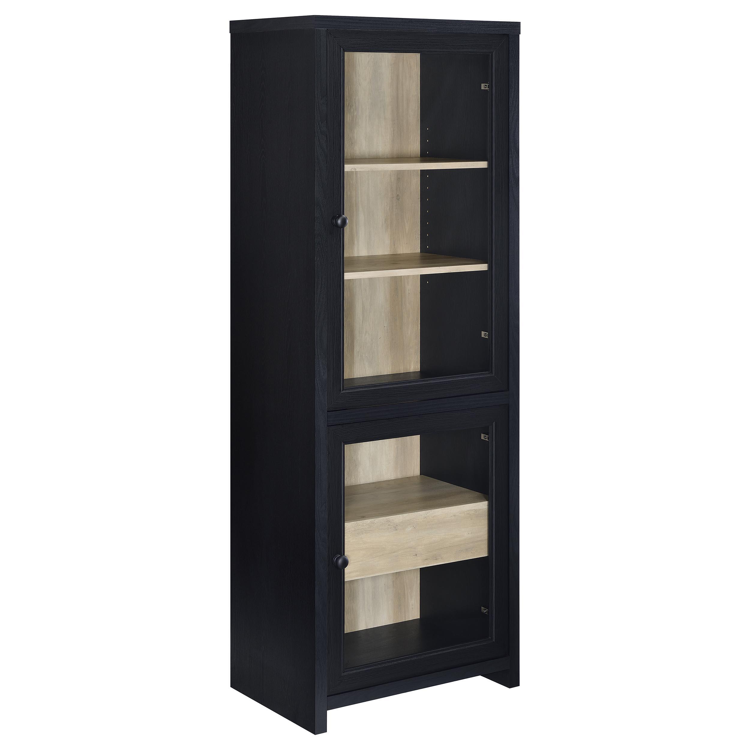 Coaster Denison Transitional Black Media Tower Model 720224