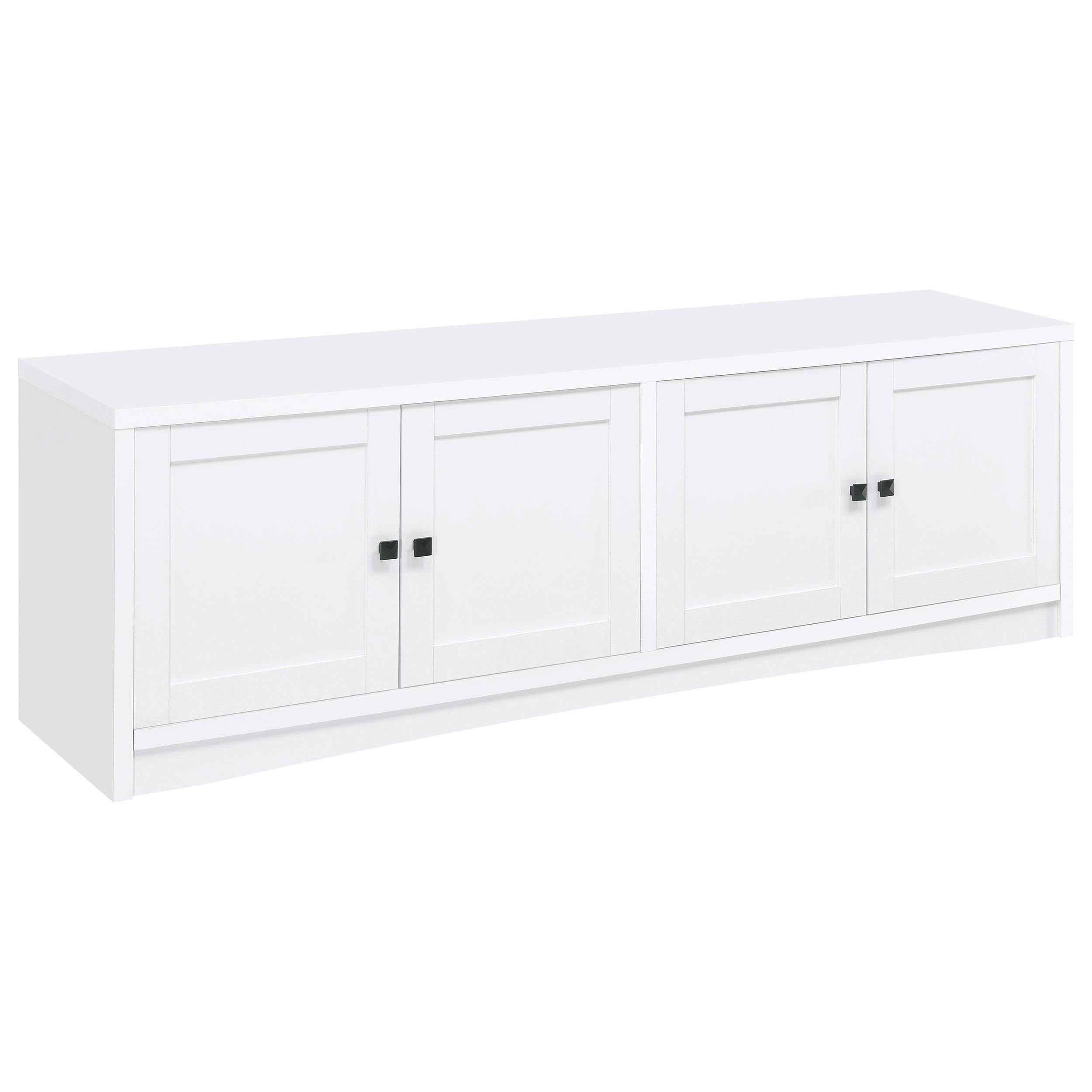 Coaster Laughlin Transitional White 78" Tv Stand Model 724113