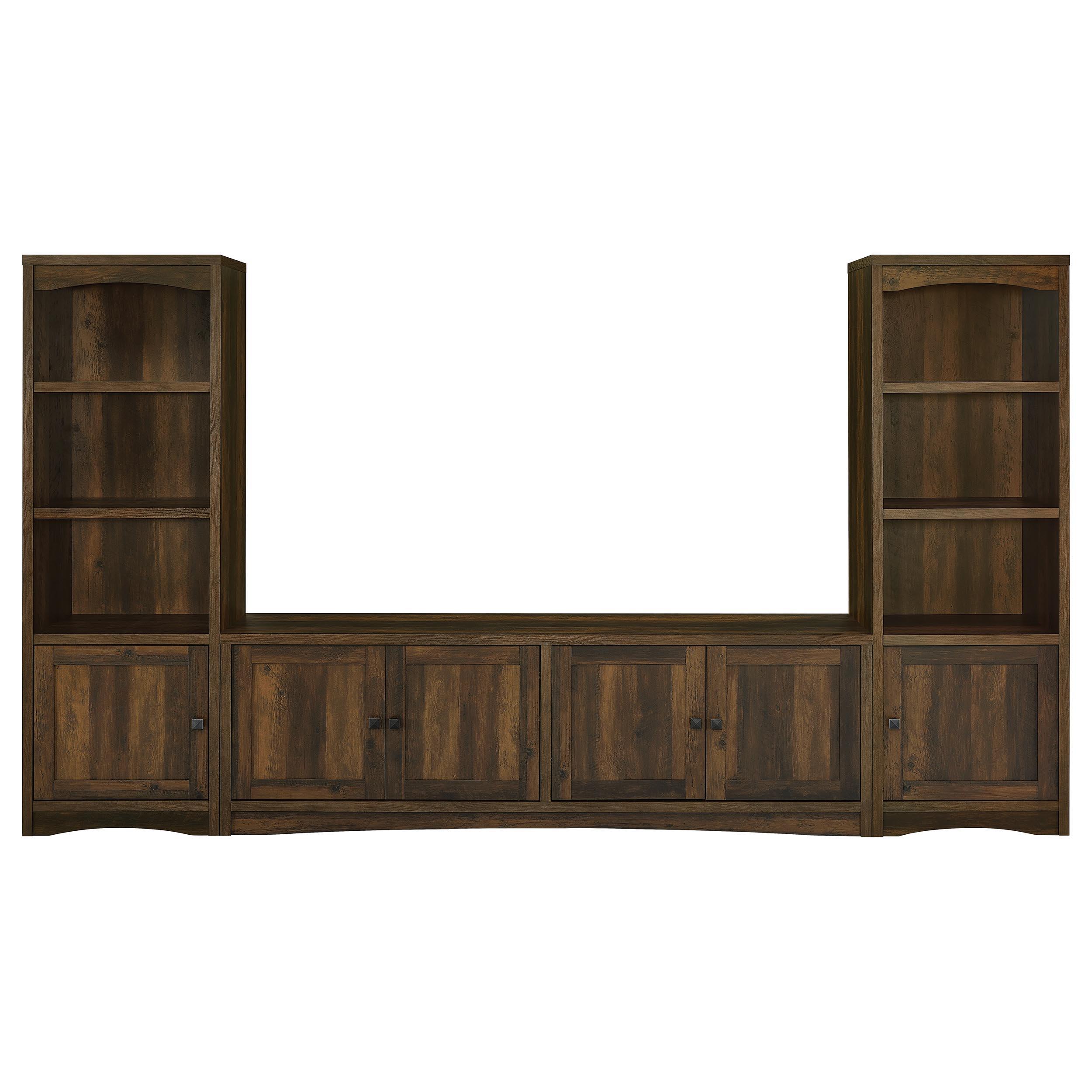 Coaster Laughlin Transitional Dark Pine Entertainment Center - Overall Model 724123-Set
