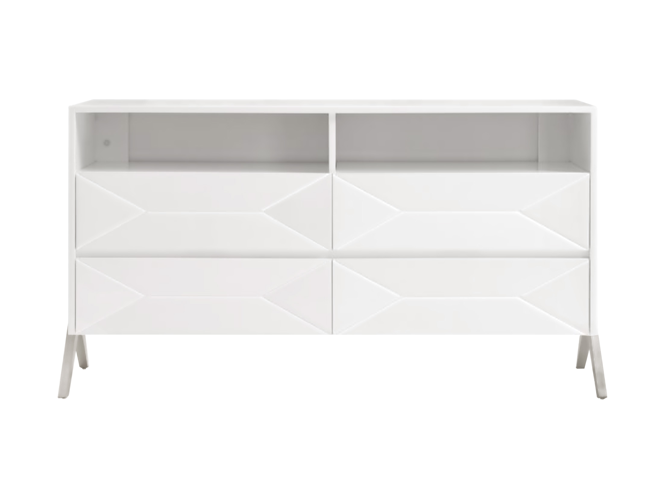 LA Furniture Candid Modern White Dresser VGVCJ1109-D Contemporary Style by Vig Furnitrue Number 72984 Catch Home Goods