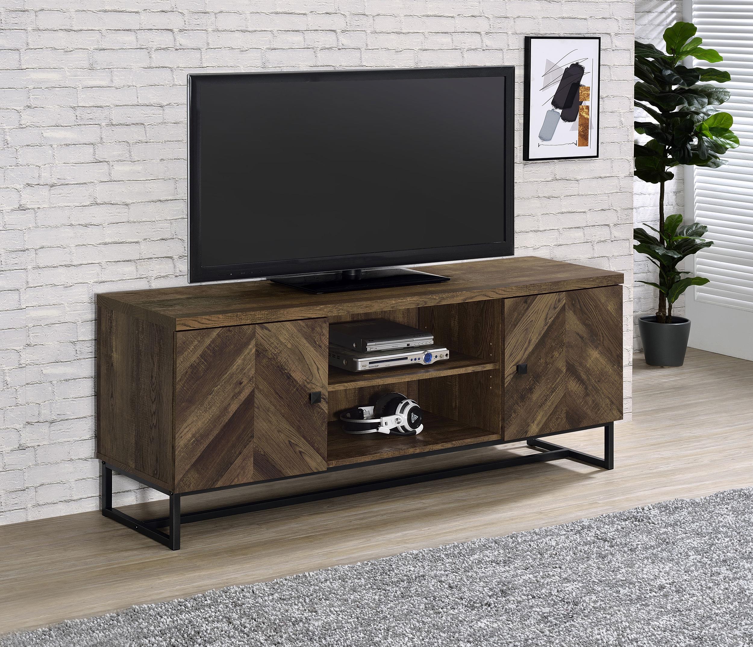 Coaster Myles Farmhouse Rustic Oak 60" Tv Stand Model 736052