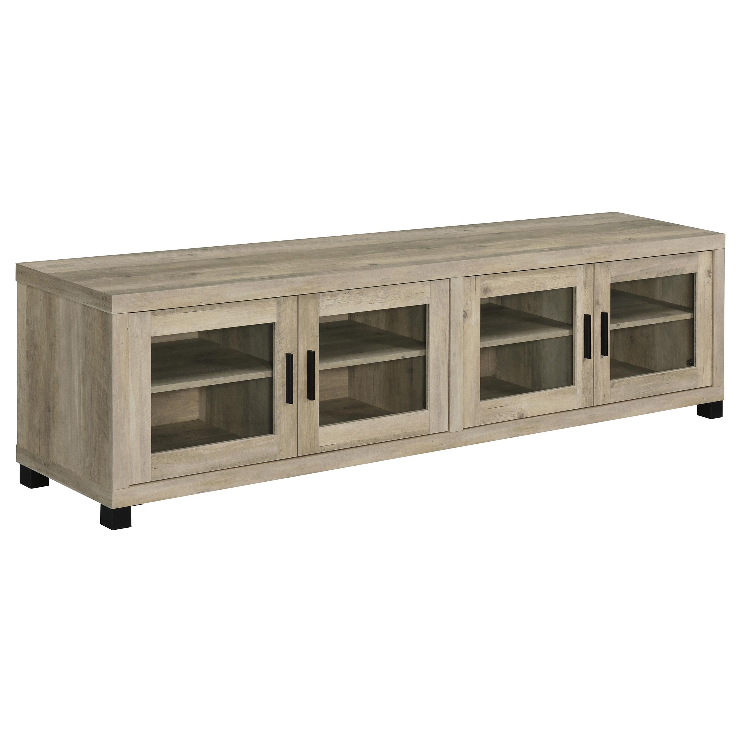 Coaster Sachin Transitional Distressed Pine 79" Tv Stand Model 736283