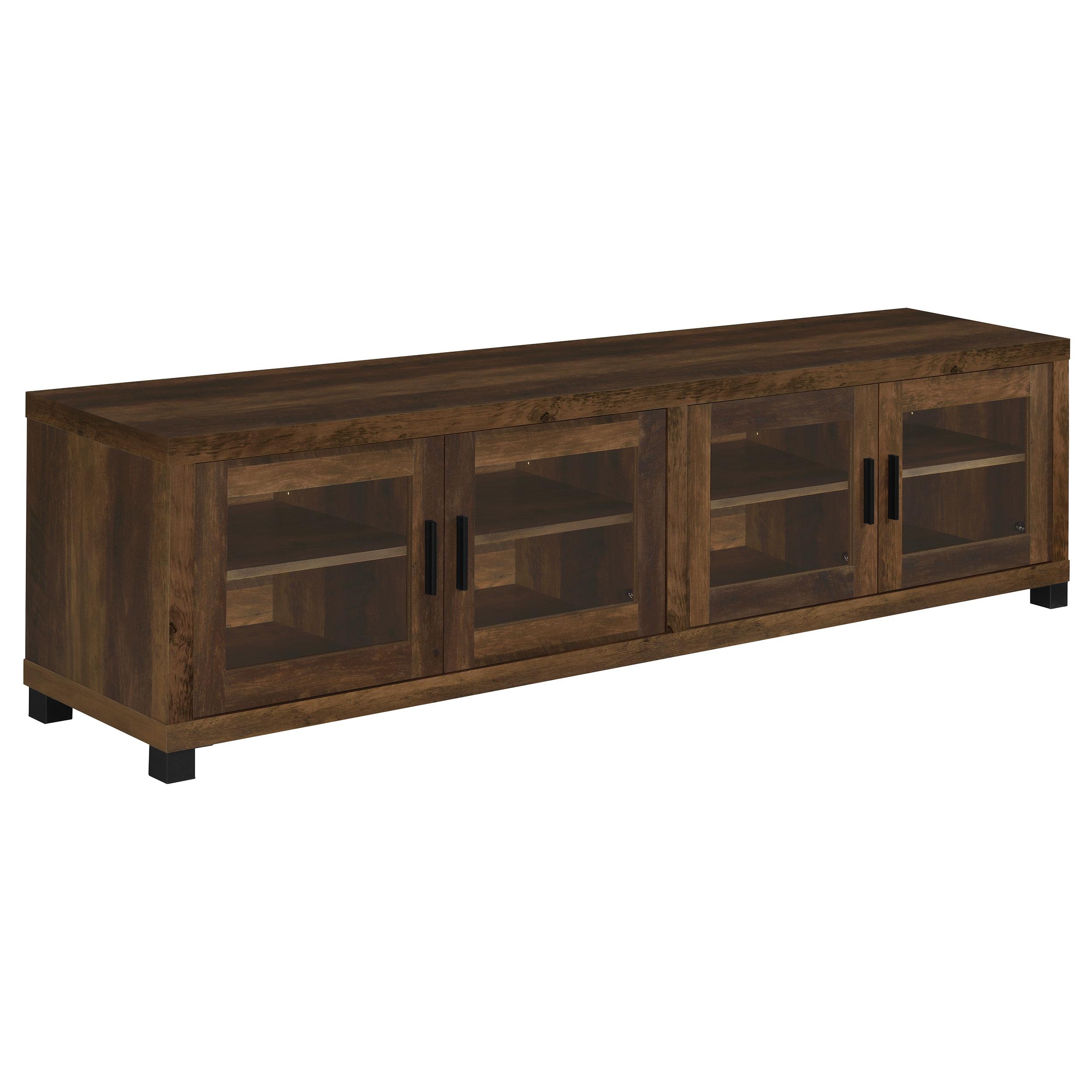 Coaster Sachin Transitional Dark Pine 79" Tv Stand Model 736293