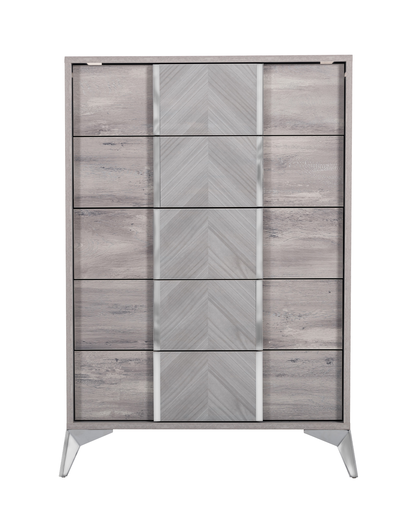 LA Furniture Alexa Italian Modern Grey Chest VGACALEXA-CHEST Contemporary Style by Vig Furnitrue Number 74189 Catch Home Goods