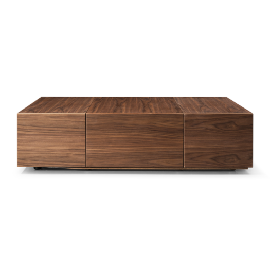 LA Furniture Leslie Modern Walnut Coffee Table VGWCSE092A-WAL Contemporary Style by Vig Furnitrue Number 74200 Catch Home Goods
