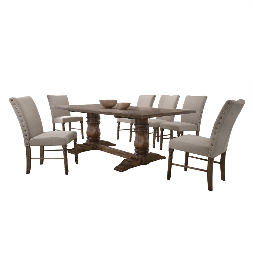 Acme Leventis Side Chair (Set-2) Model 74657