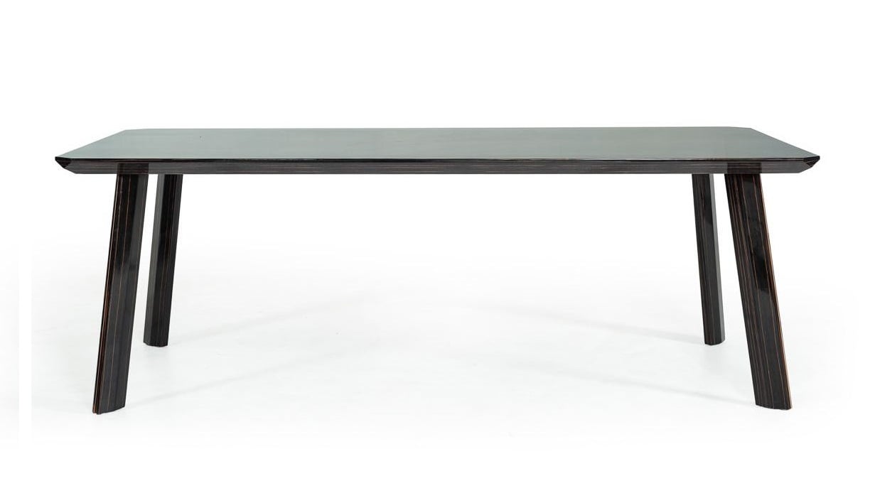 LA Furniture Chadwick Modern Ebony & Rosegold Dining Table VGHB297T3-EBN Contemporary Style by Vig Furnitrue Number 74891 Catch Home Goods