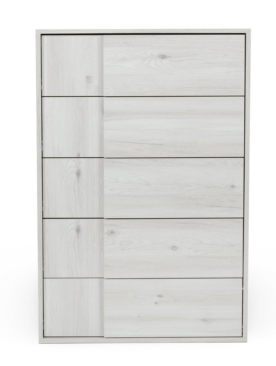 LA Furniture Asus Italian Modern White Washed Oak Chest VGACASUS-CHEST-ASH Contemporary Style by Vig Furnitrue Number 76185B Catch Home Goods