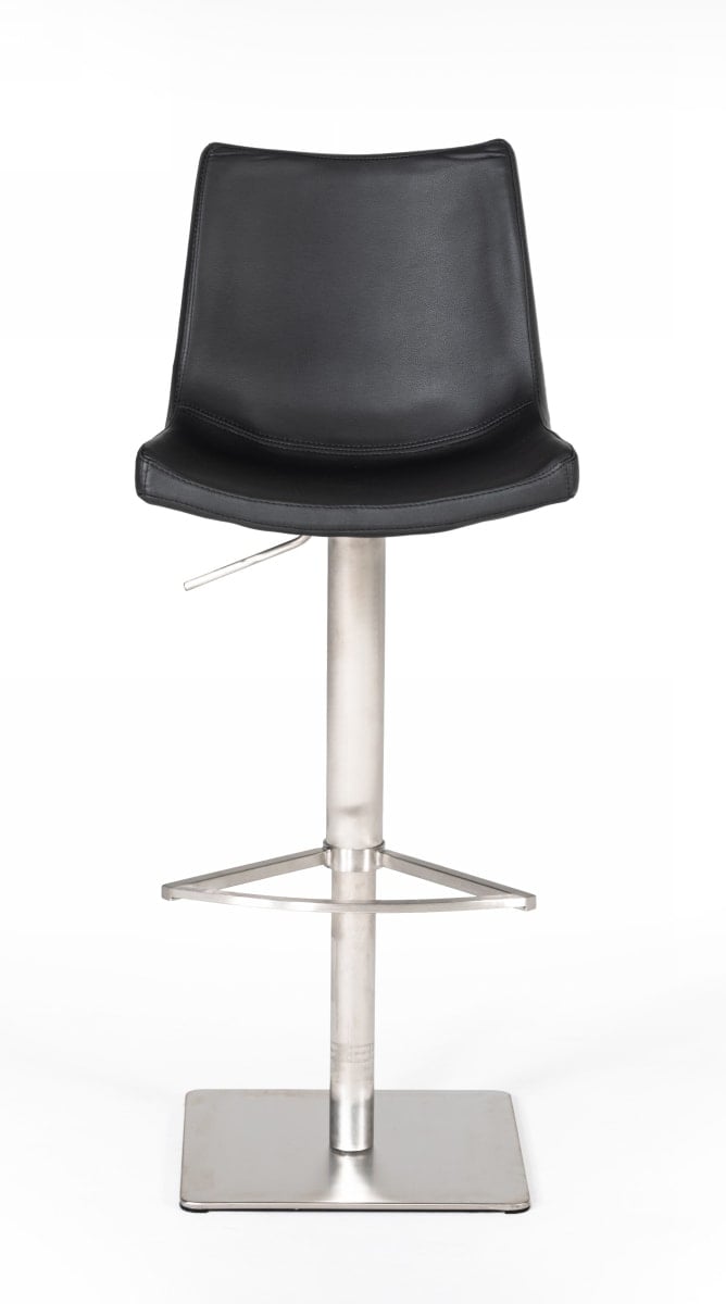 LA Furniture Aaron Modern Black Eco-Leather Bar Stool VGHR5357-GB Contemporary Style by Vig Furnitrue Number 76280 Catch Home Goods