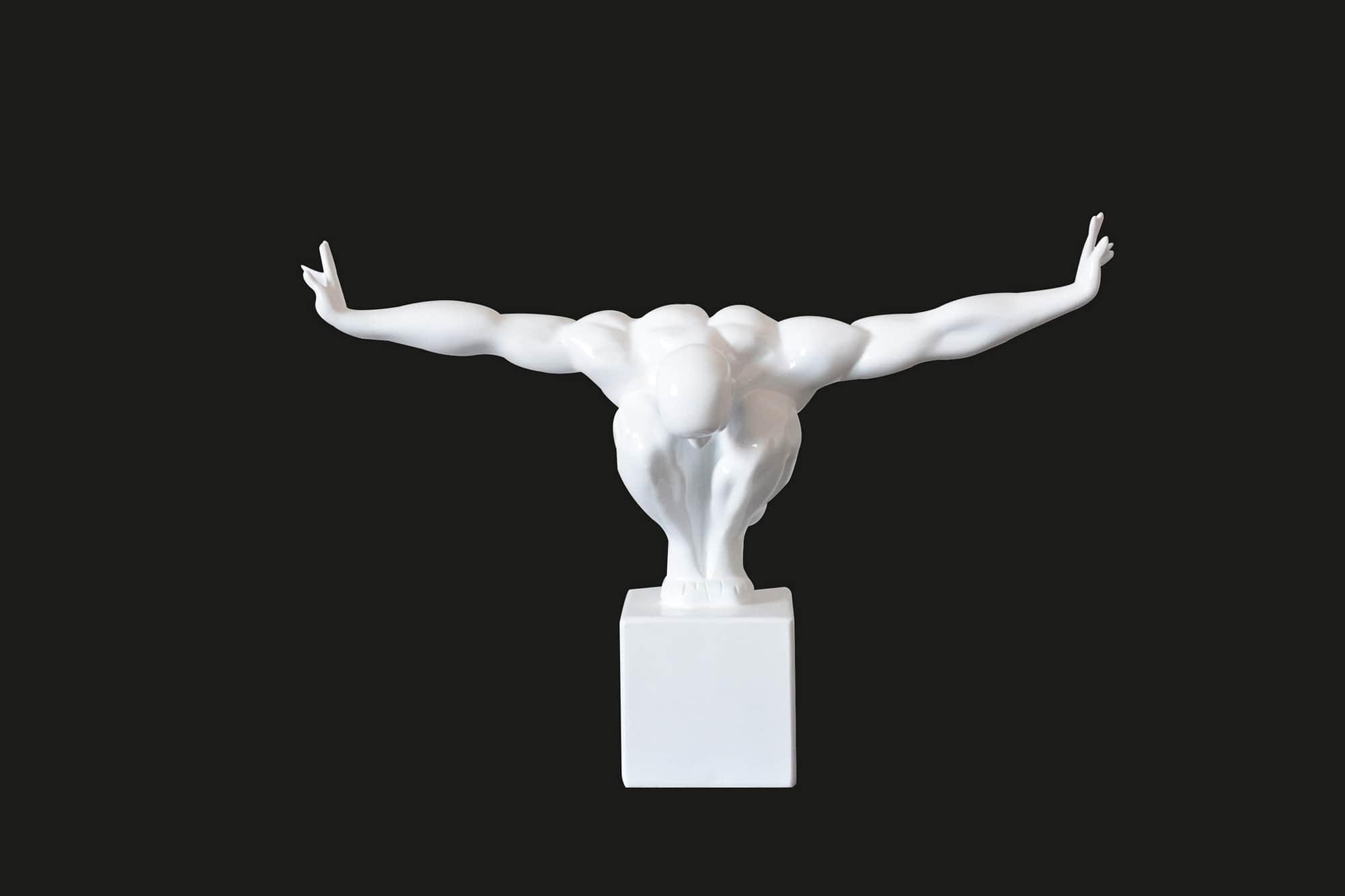 LA Furniture Modern White Diver Sculpture VGTHSZ-0863 Contemporary Style by Vig Furnitrue Number 76359 Catch Home Goods