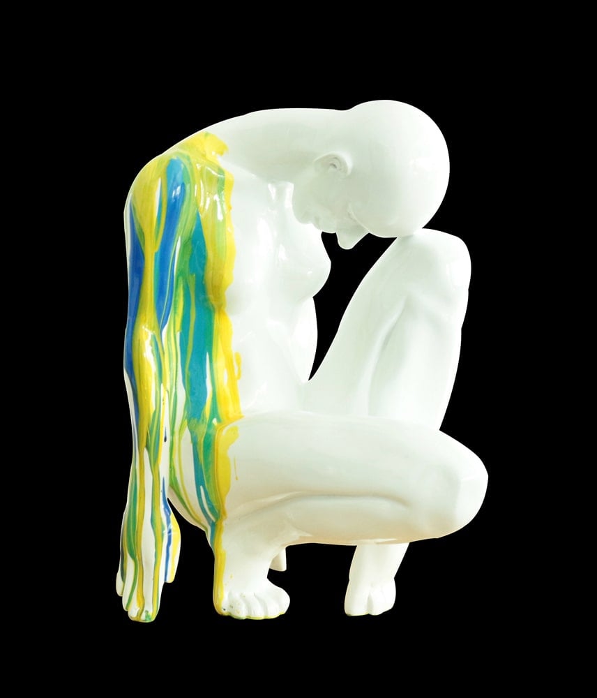 LA Furniture Modern Colorful Kneeling Sculpture VGTHDL-0355 Contemporary Style by Vig Furnitrue Number 76363 Catch Home Goods