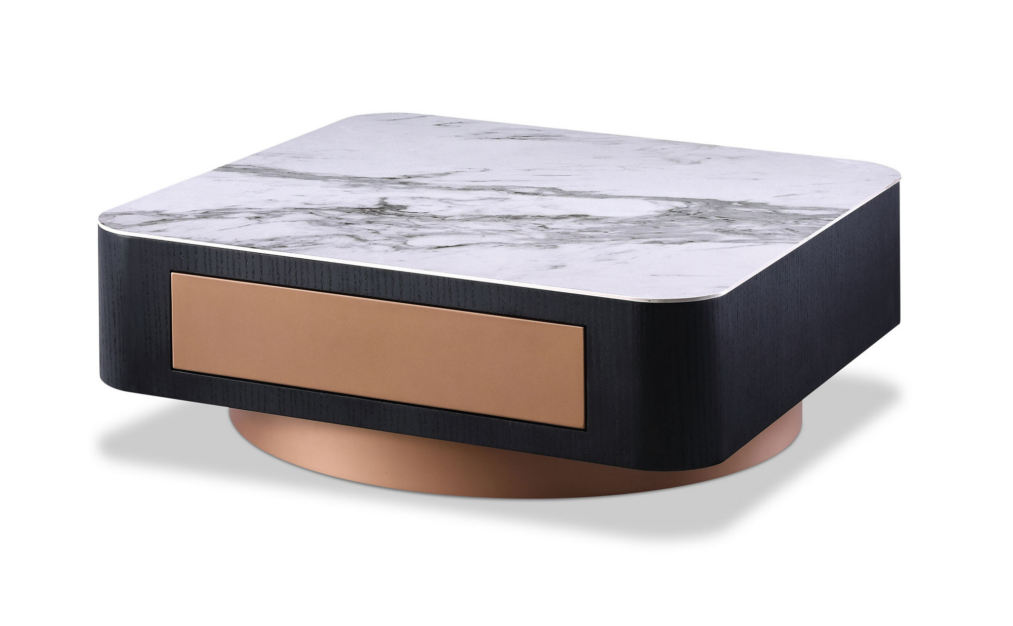 LA Furniture Peak Modern Black Oak Coffee Table VGHB350E Contemporary Style by Vig Furnitrue Number 76934 Catch Home Goods