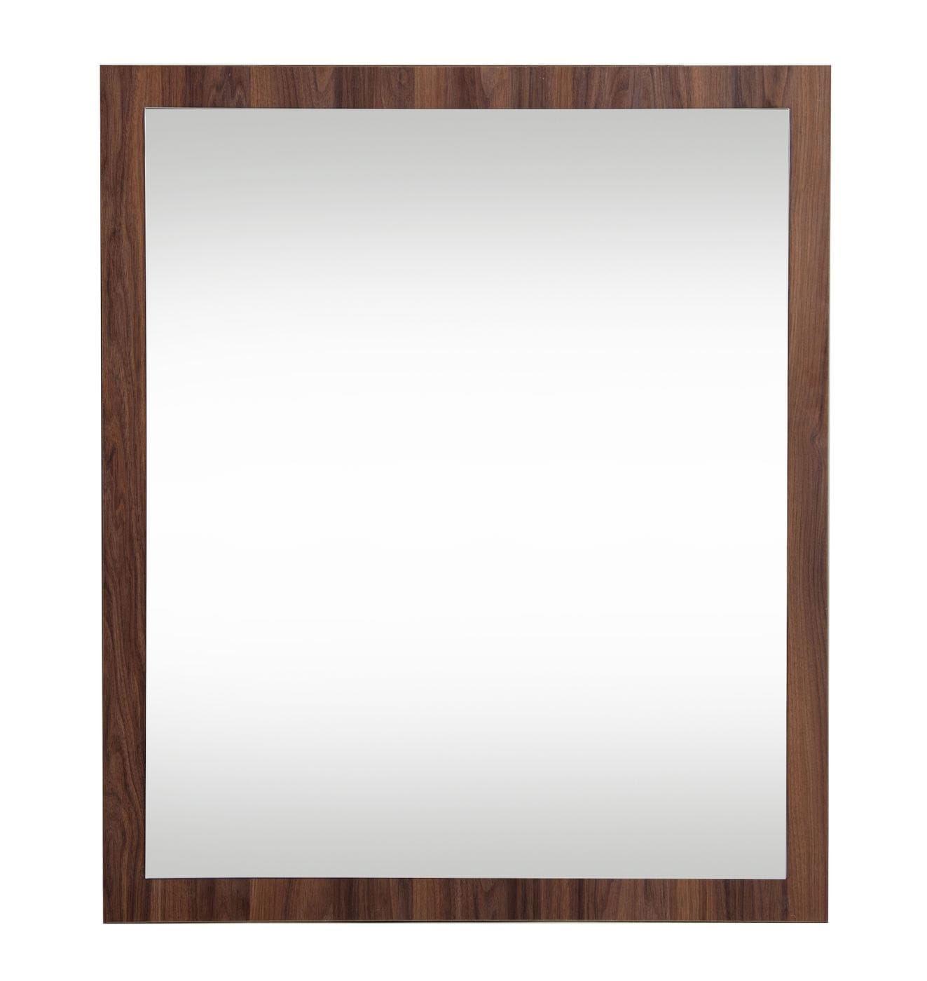 LA Furniture Asus Italian Modern Walnut Mirror VGACASUS-MIR-WAL Contemporary Style by Vig Furnitrue Number 77009 Catch Home Goods