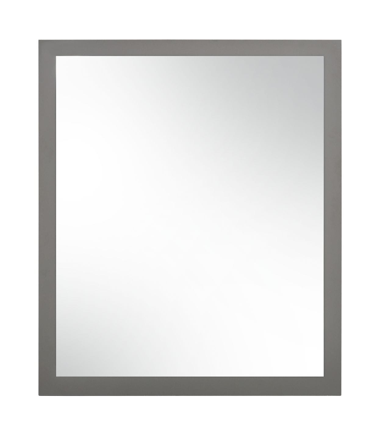 LA Furniture Lucia Italian Modern Elm and Matte Grey Mirror VGACLUCIA-MIR-GRY Contemporary Style by Vig Furnitrue Number 77316 Catch Home Goods