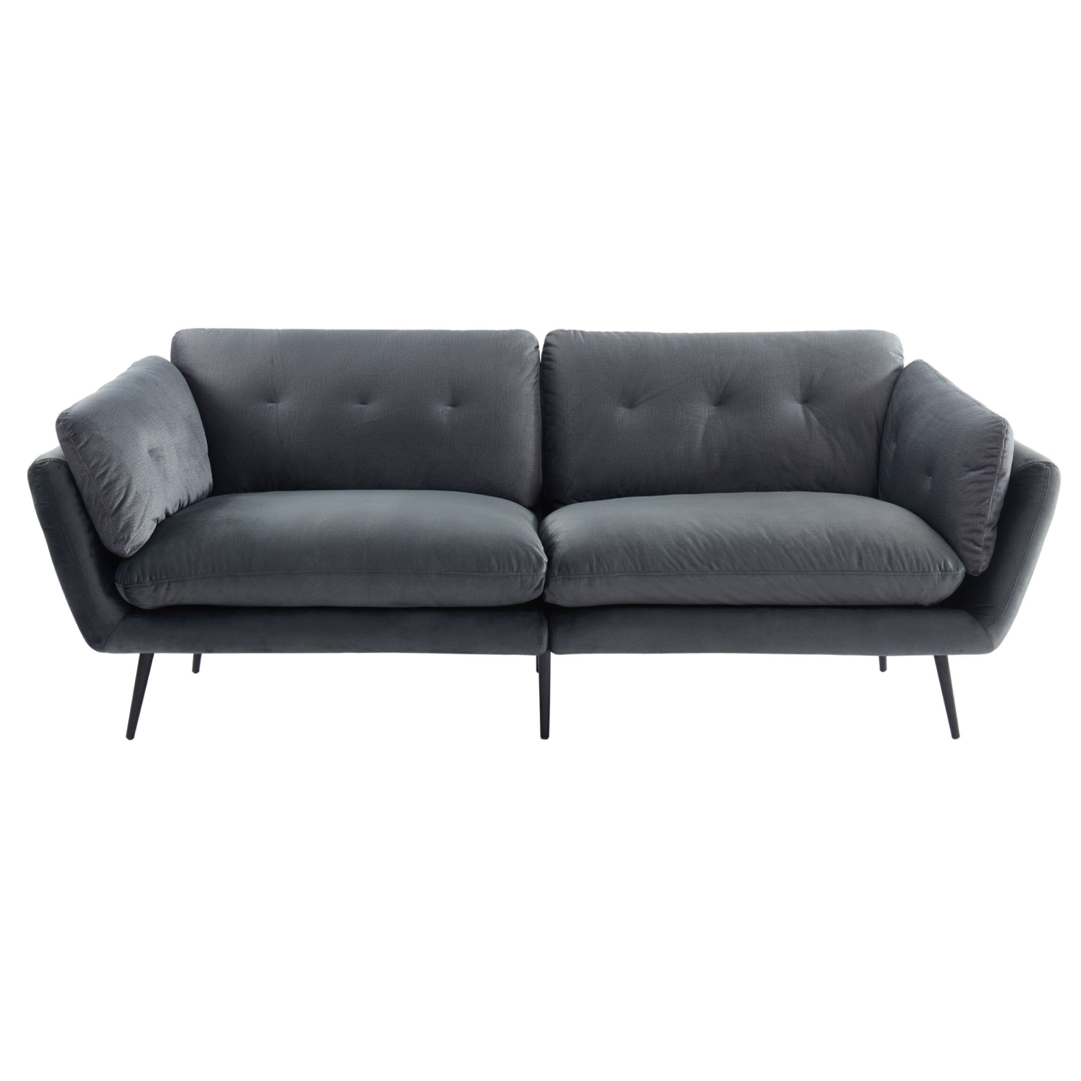 LA Furniture Cody Modern Dark Grey Fabric Sofa VGHCJYM2013-DKGRY Contemporary Style by Vig Furnitrue Number 77893 Catch Home Goods